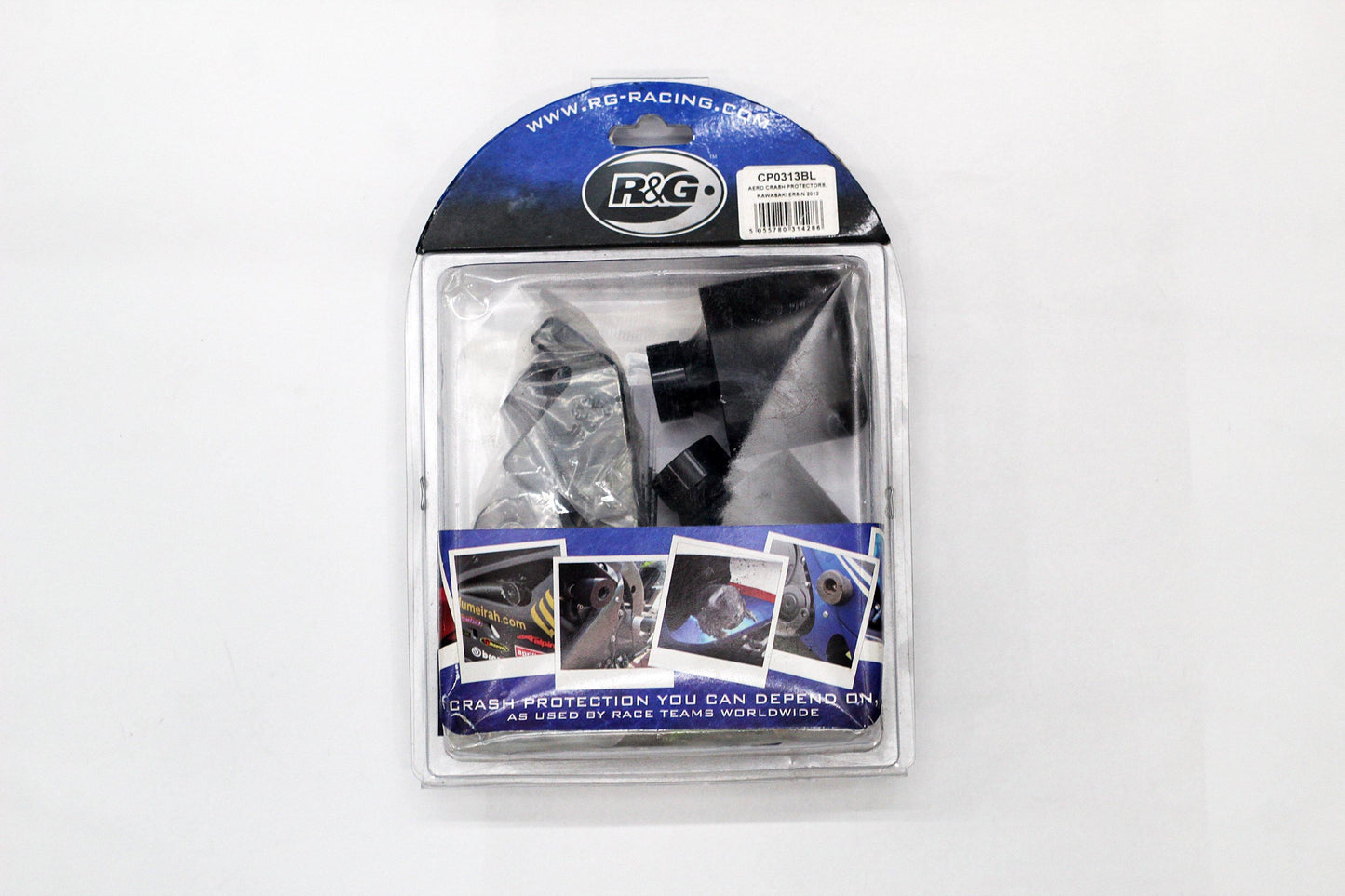 R&G Crash Protectors Aero Style fits for Kawasaki ER6-N (Naked) ('12-) - Durian Bikers