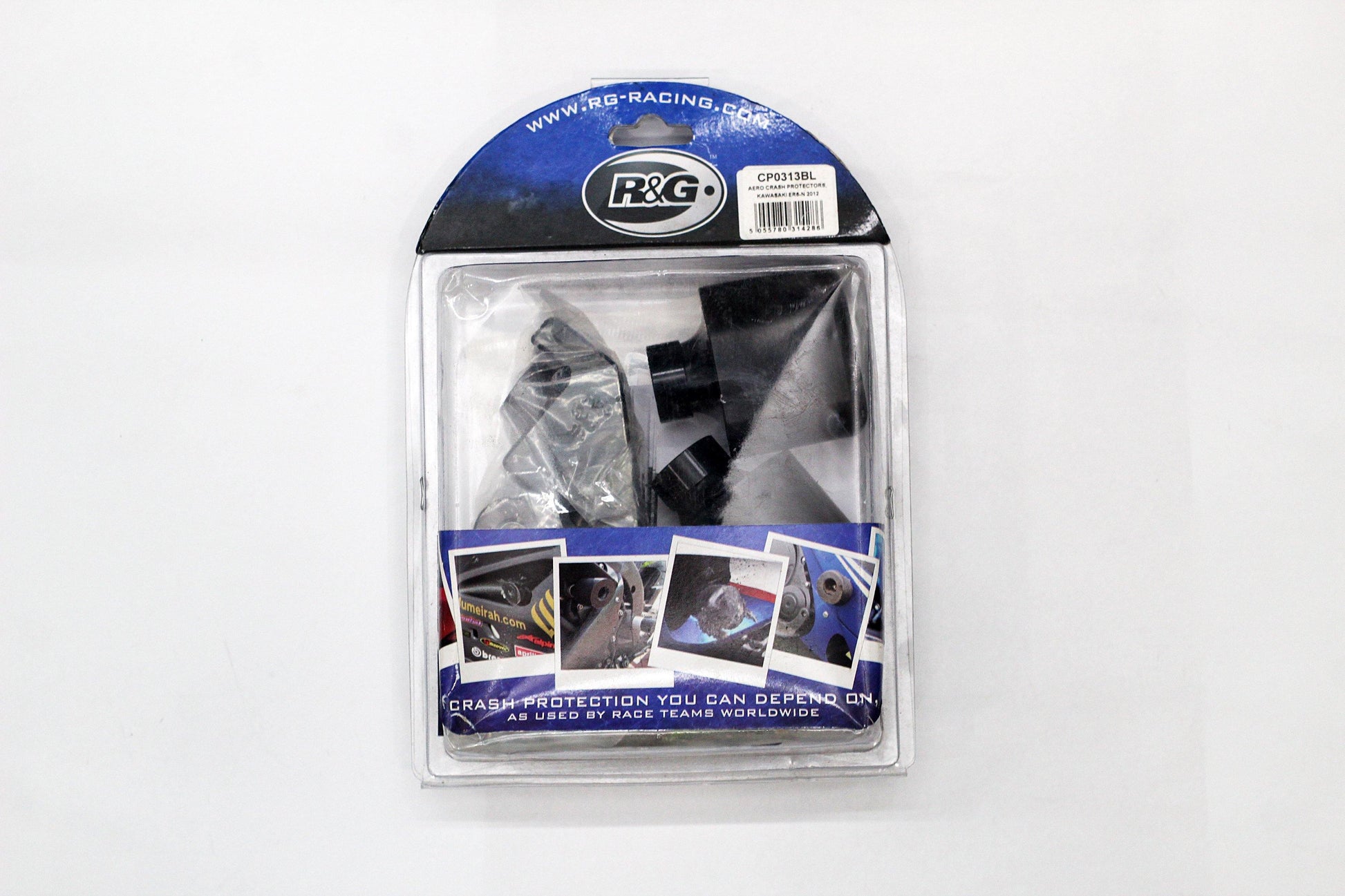 R&G Crash Protectors Aero Style fits for Kawasaki ER6-N (Naked) ('12-) - Durian Bikers