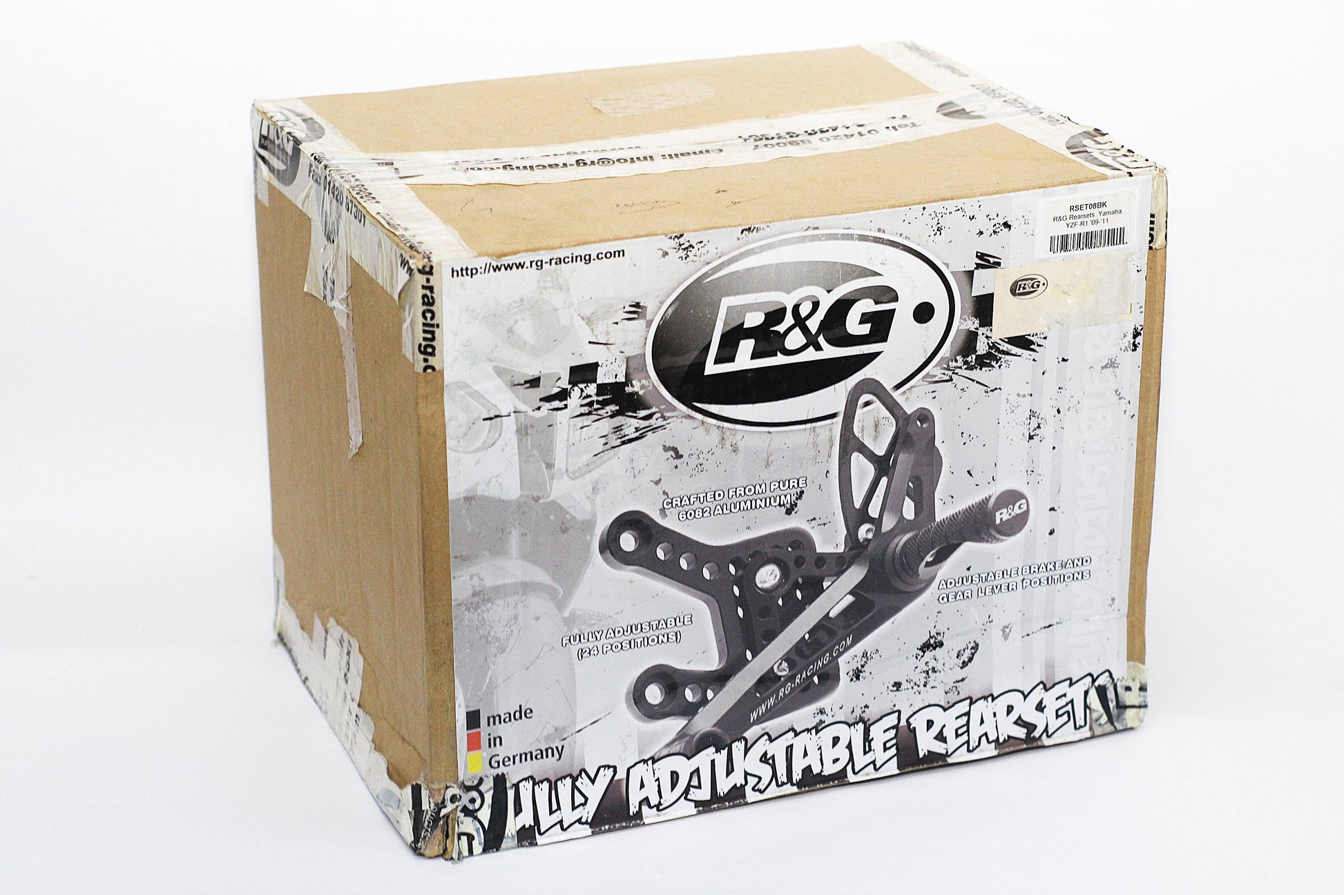 R&G Adjustable Rearsets fits for Yamaha YZF-R1 ('09-'14) - Durian Bikers