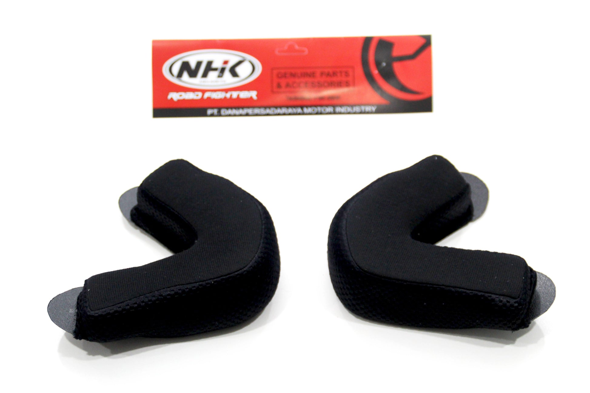 NHK R6 Cheekpads (Black) (Large) - Durian Bikers