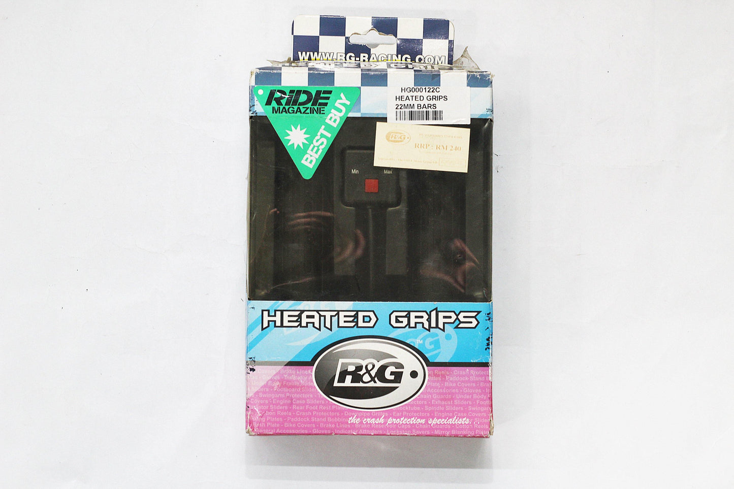 R&G Motorcycle Heated Grips (22mm, 7/8-inch Handlebars, Clipons) - Durian Bikers
