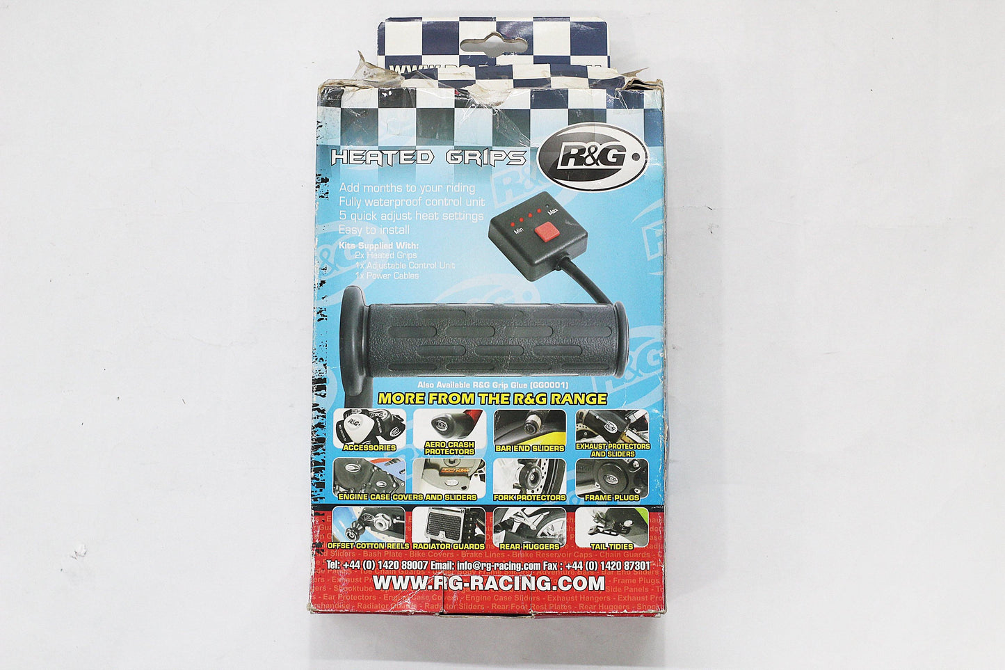 R&G Motorcycle Heated Grips (22mm, 7/8-inch Handlebars, Clipons) - Durian Bikers