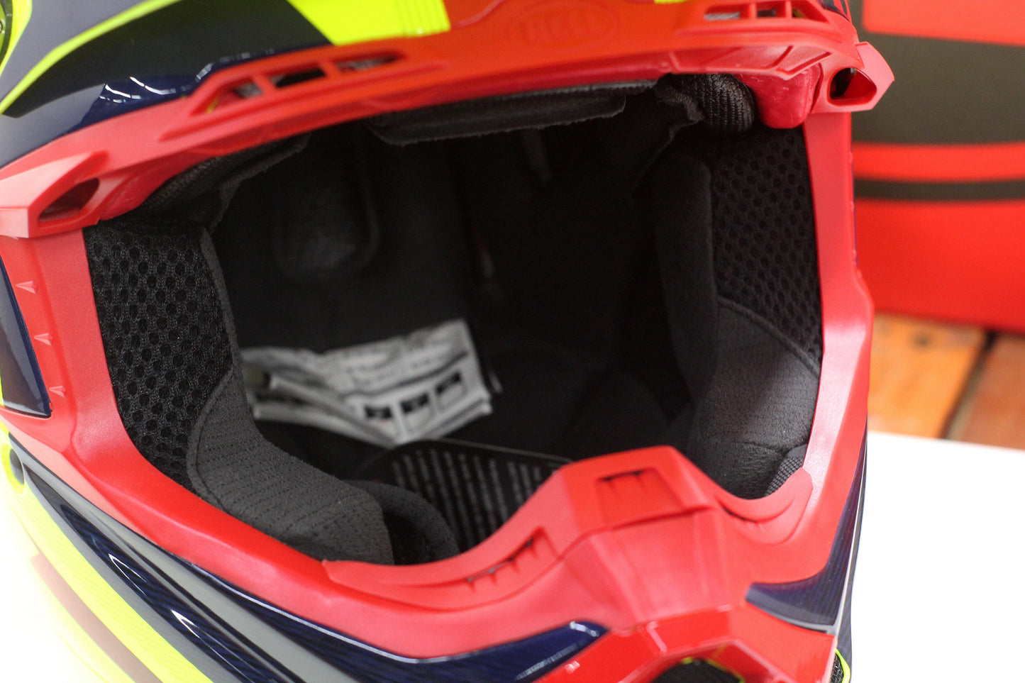 Bell Moto-9 Flex (Vice Blue/Yellow) - Durian Bikers
