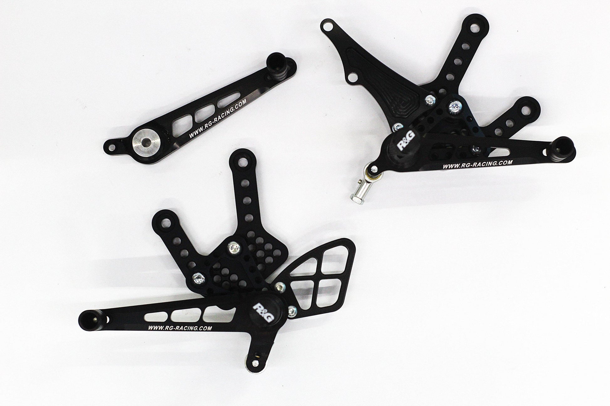 R&G Adjustable Race Rearsets fits for Kawasaki ZX6R ('07-) - Durian Bikers