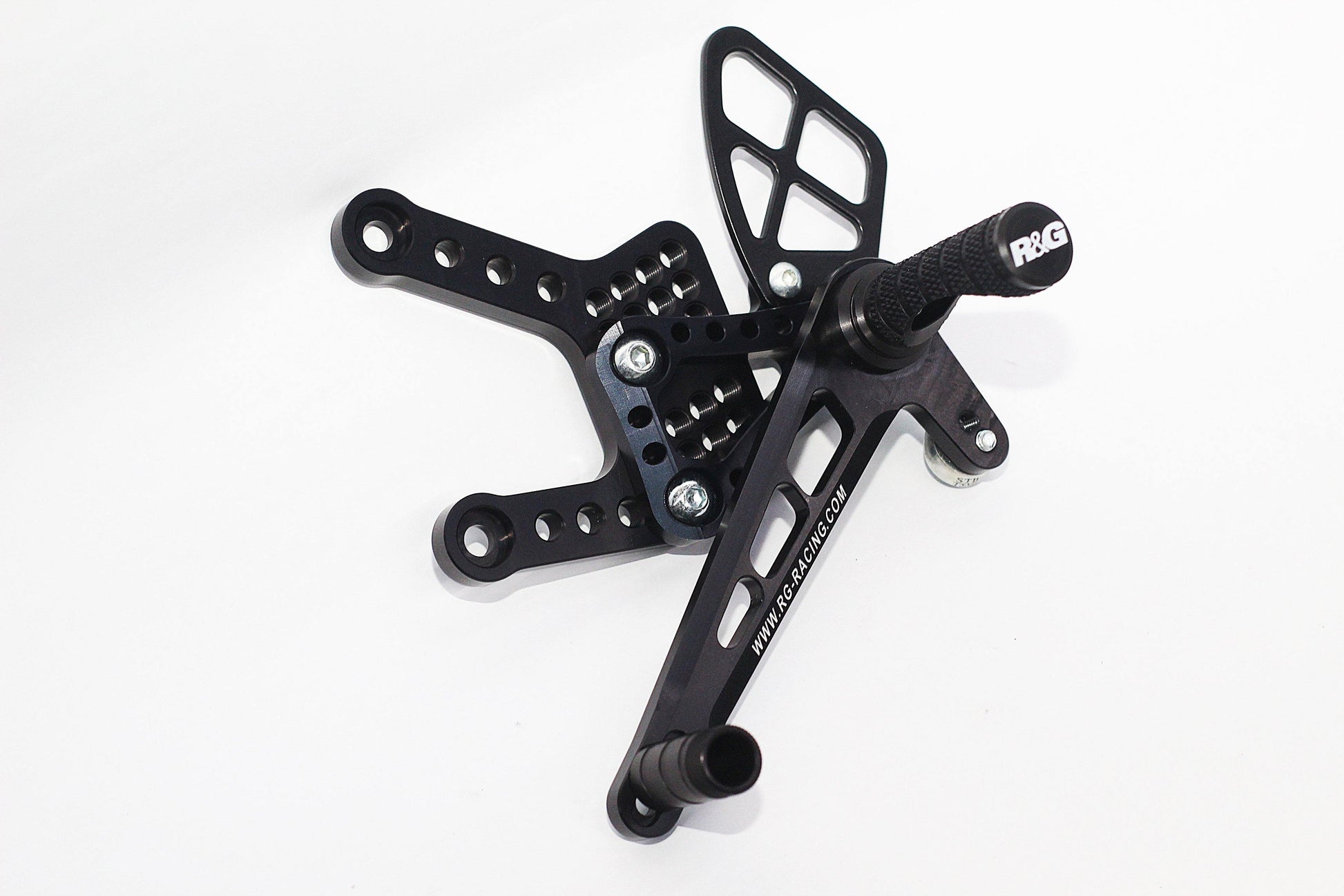 R&G Adjustable Race Rearsets fits for Kawasaki ZX6R ('07-) - Durian Bikers