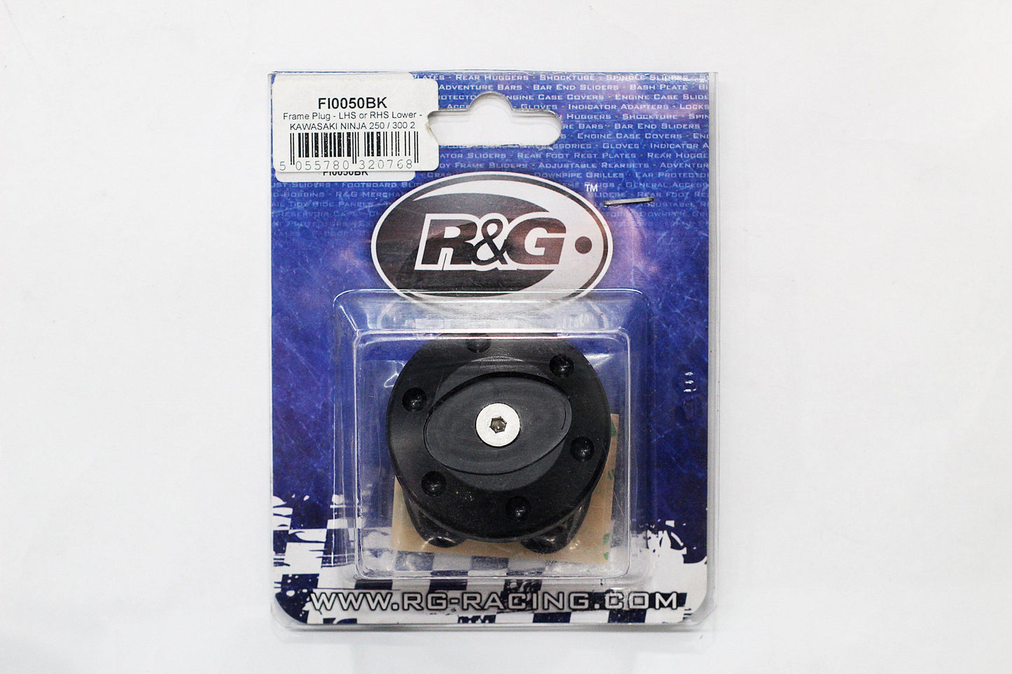 R&G Lower Frame Plug fits for Kawasaki Ninja 250 ('08-'17) / Ninja 300 / KTM 790 Adventure ('19-) - Durian Bikers