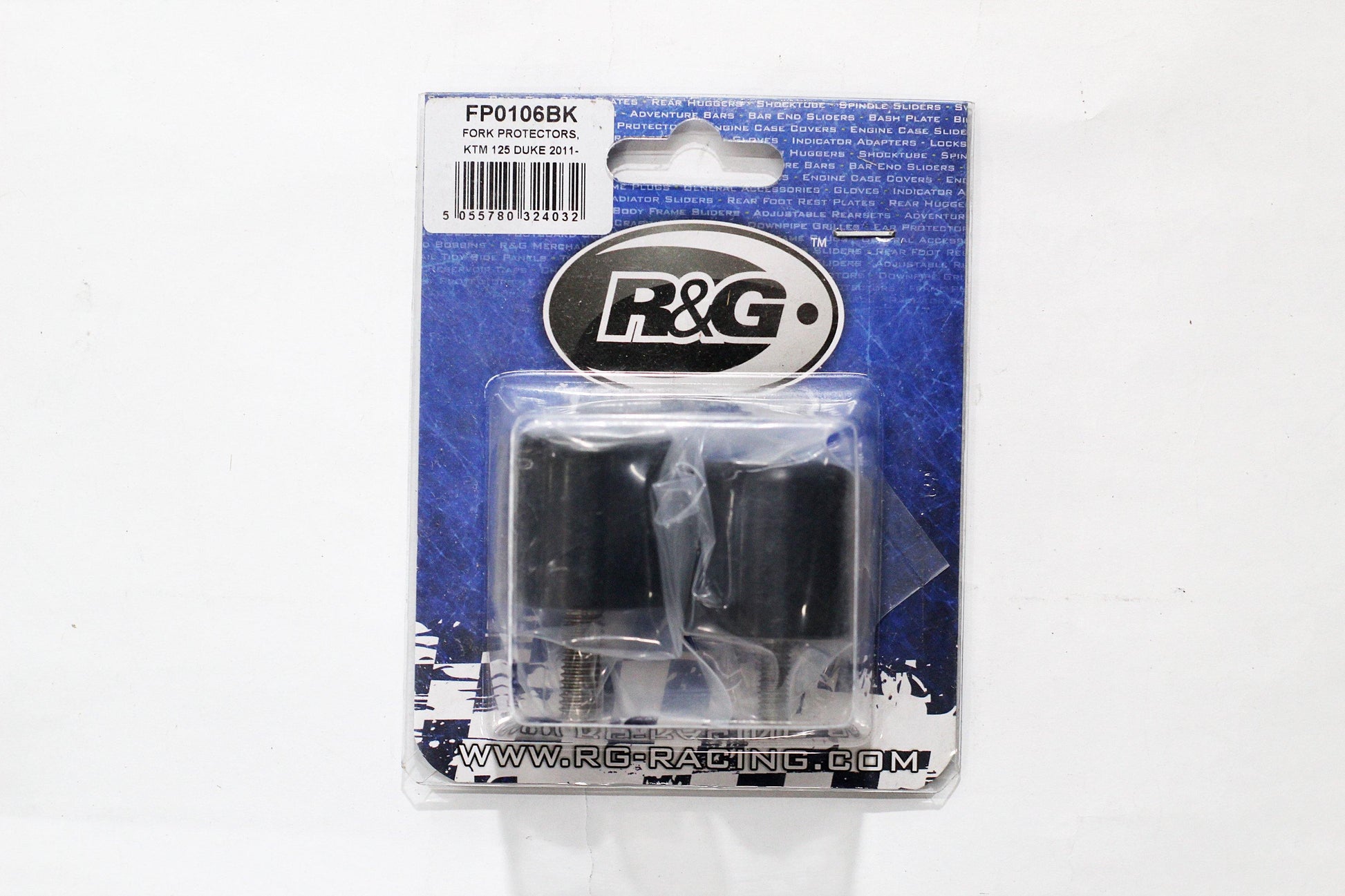 R&G Fork Protectors fits for KTM 125 ('11-), 200 ('12-), 250 ('17-) & 390 Duke ('13-), RC 125 / 200 ('14-) & Husqvarna Vitpilen / Svartpilen 401 ('18-) - Durian Bikers