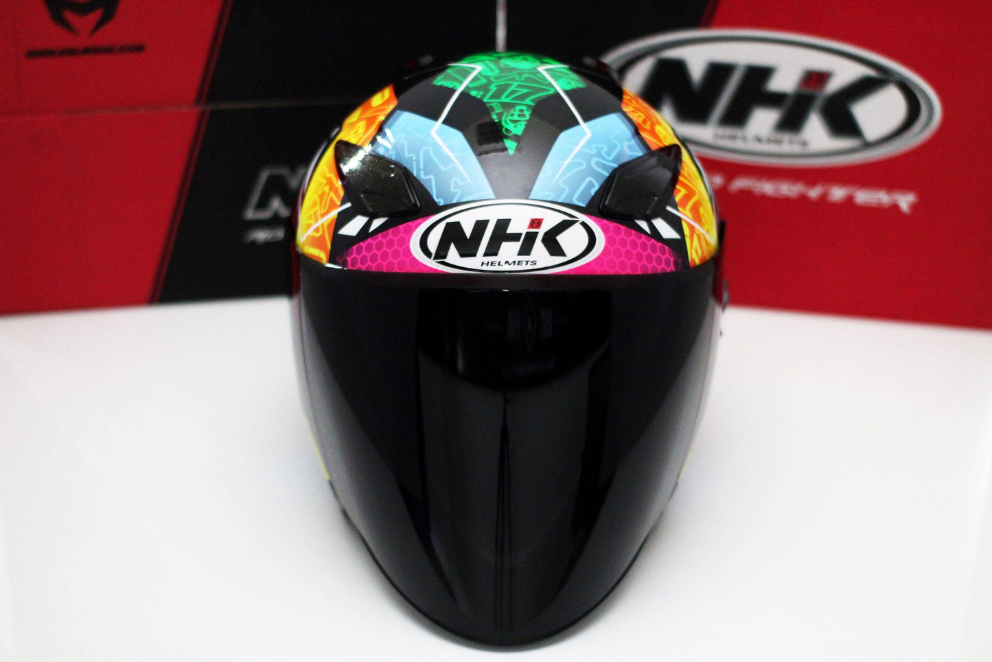 NHK R1 v2.0 Karel Brno (Black Metallic/Yellow Glossy) - Durian Bikers
