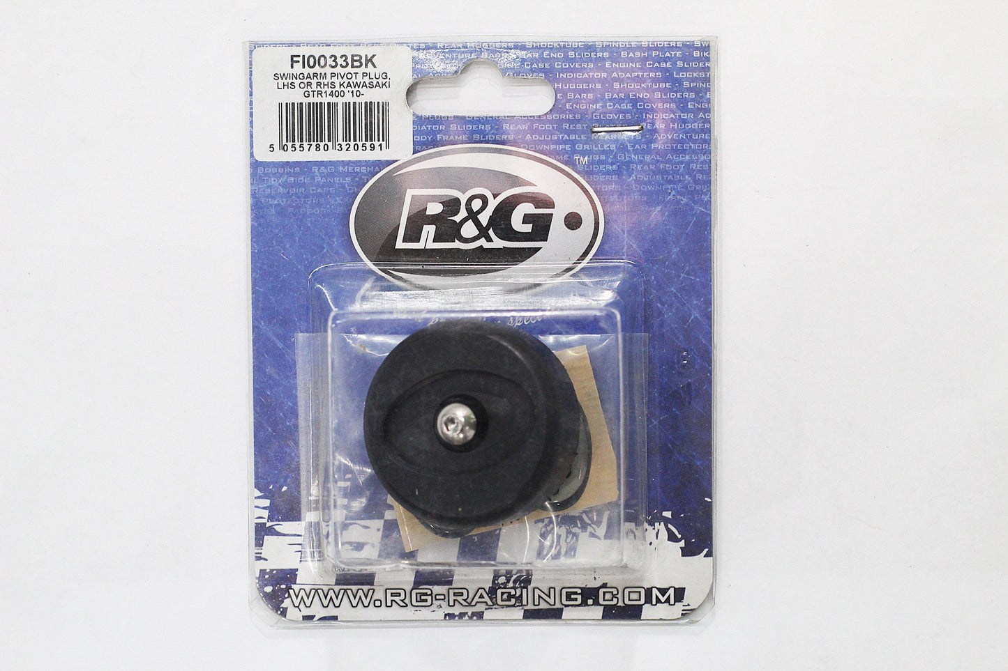 R&G Swingarm Pivot Plug fits for Kawasaki GTR1400 Model - Durian Bikers