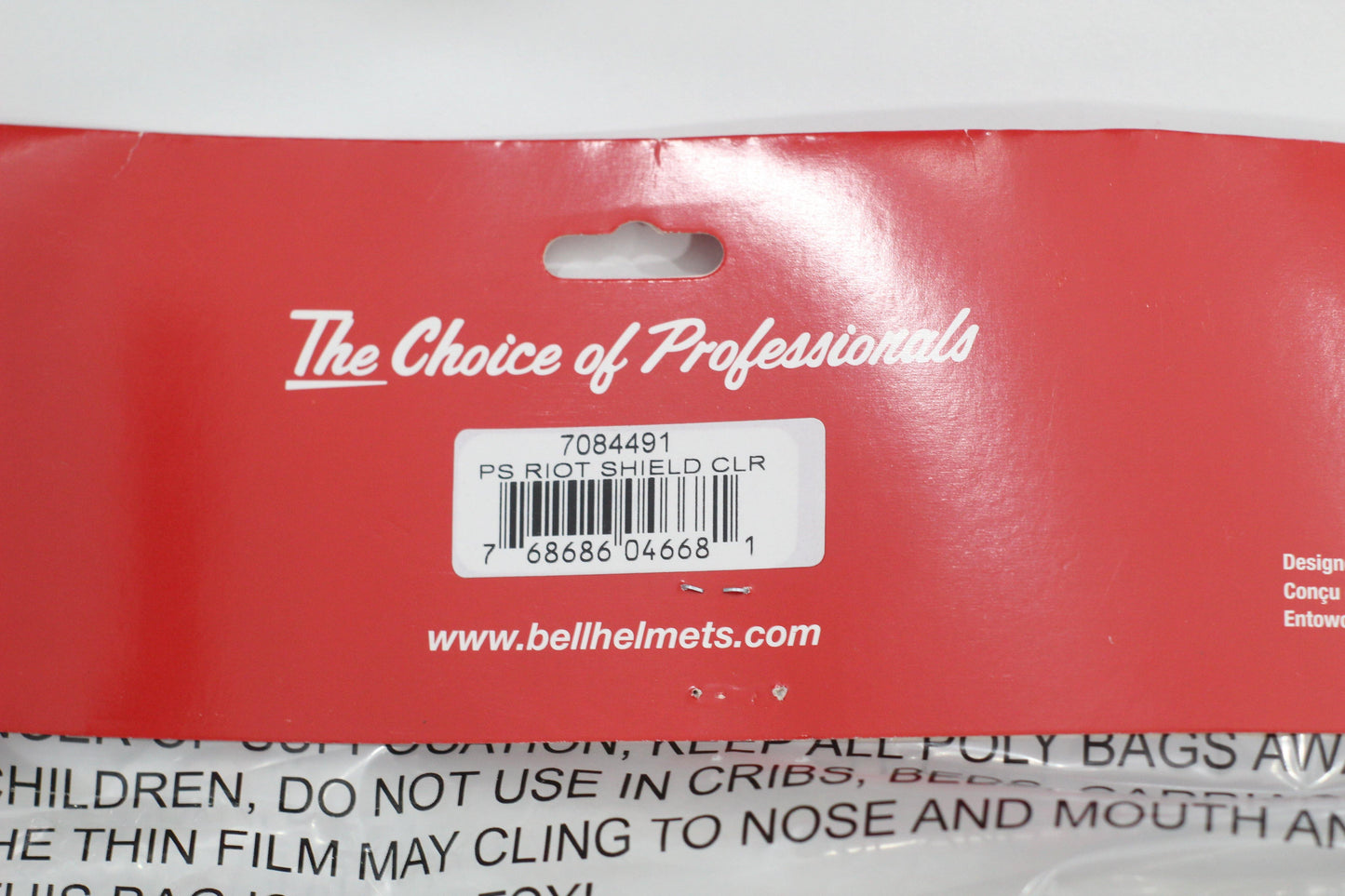 Bell Riot Visor (Clear) - Durian Bikers