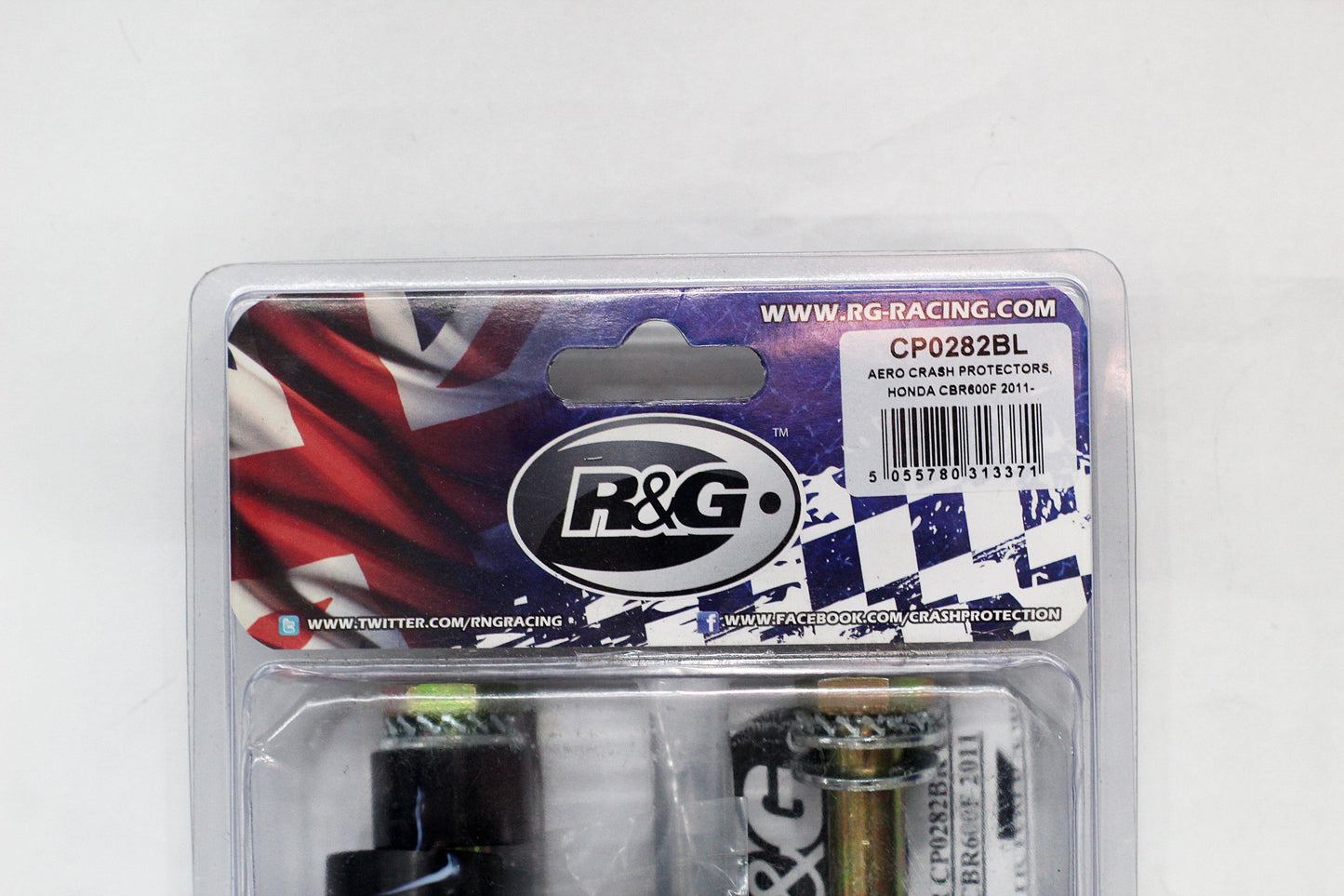 R&G Crash Protectors Aero Style fits for Honda CBR600F ('11-'14) - Durian Bikers