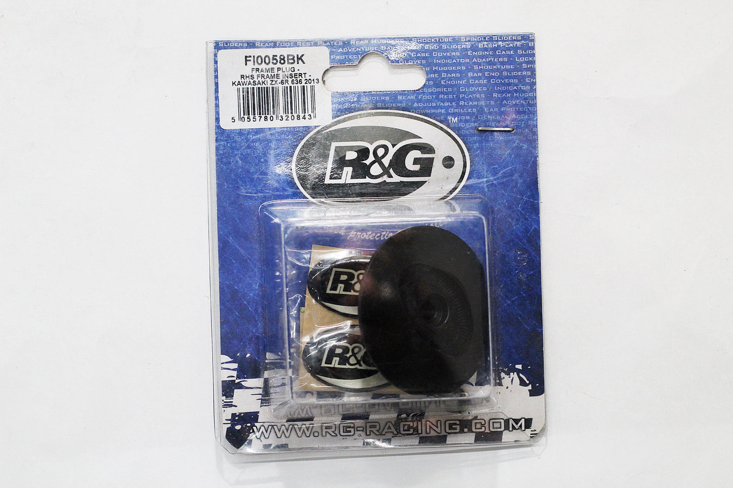 R&G Lower Frame Plug fits for Kawasaki ZX6R 636 ('13-) - Durian Bikers