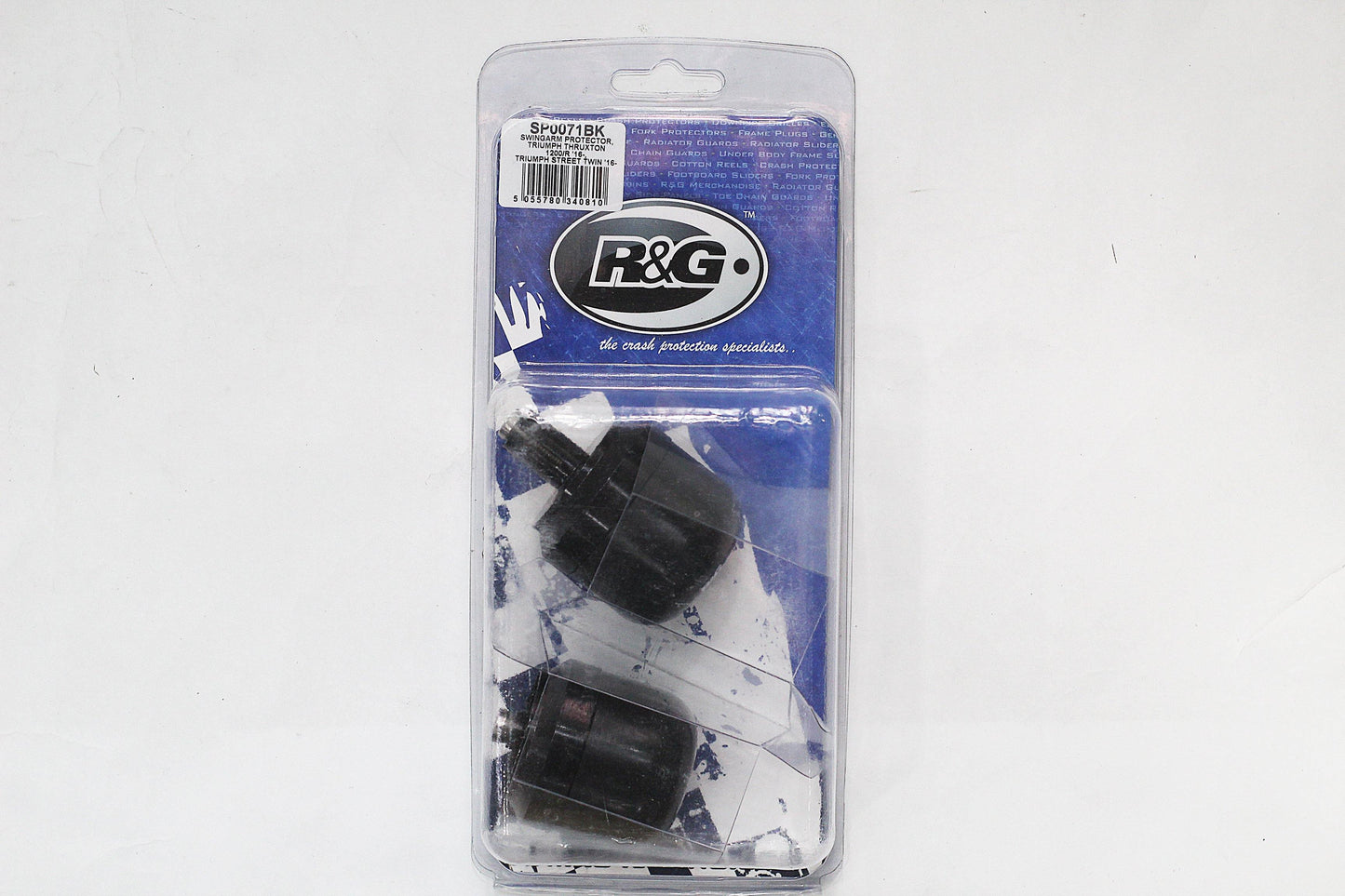 R&G Swingarm Protectors fits for Triumph Thruxton 1200 ('16-) / Thruxton 1200R ('16-) / Street Twin ('16-) / Speed Twin 1200 ('19-) / Scrambler 1200 XC / XE ('19-) - Durian Bikers