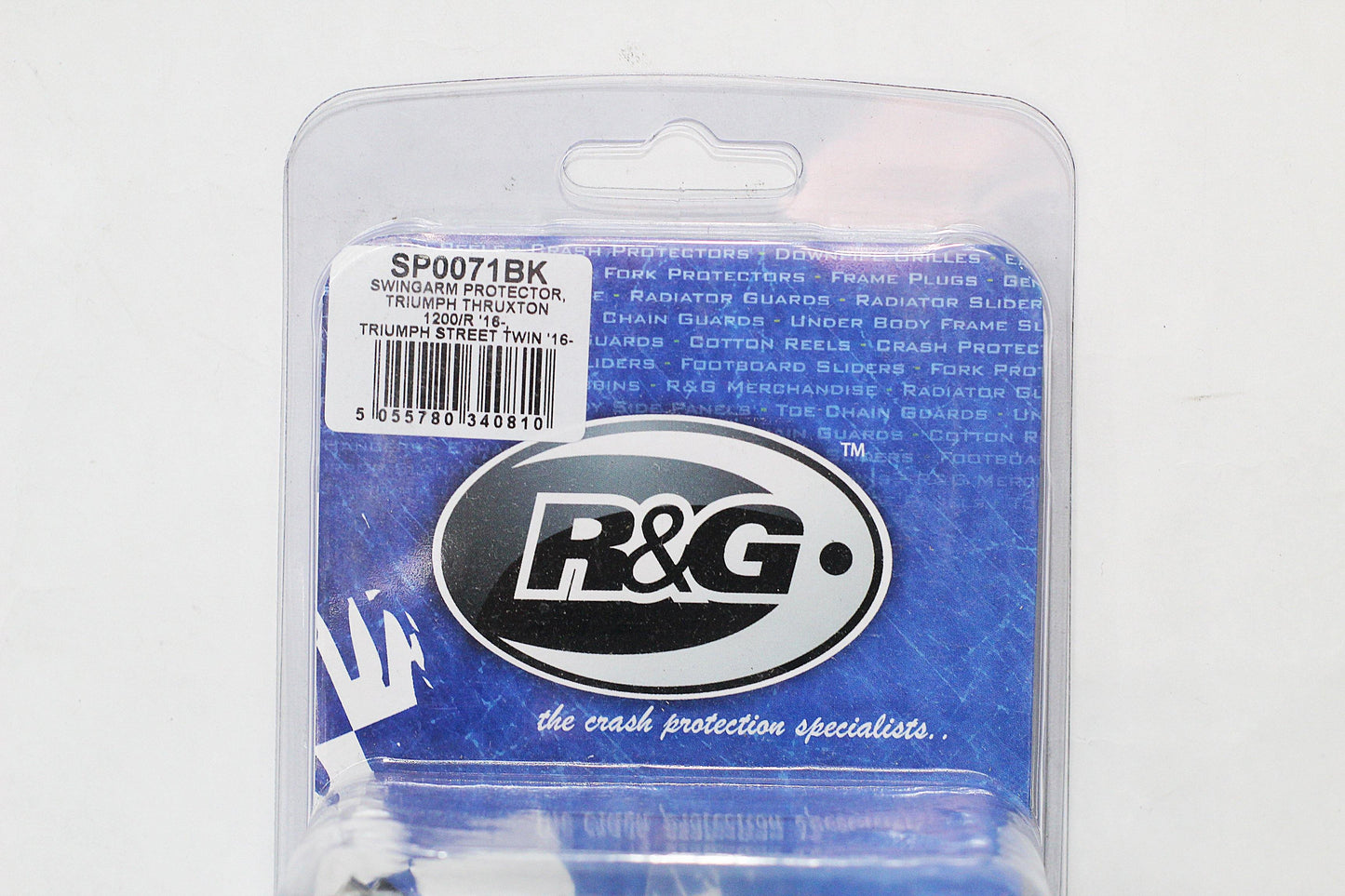 R&G Swingarm Protectors fits for Triumph Thruxton 1200 ('16-) / Thruxton 1200R ('16-) / Street Twin ('16-) / Speed Twin 1200 ('19-) / Scrambler 1200 XC / XE ('19-) - Durian Bikers