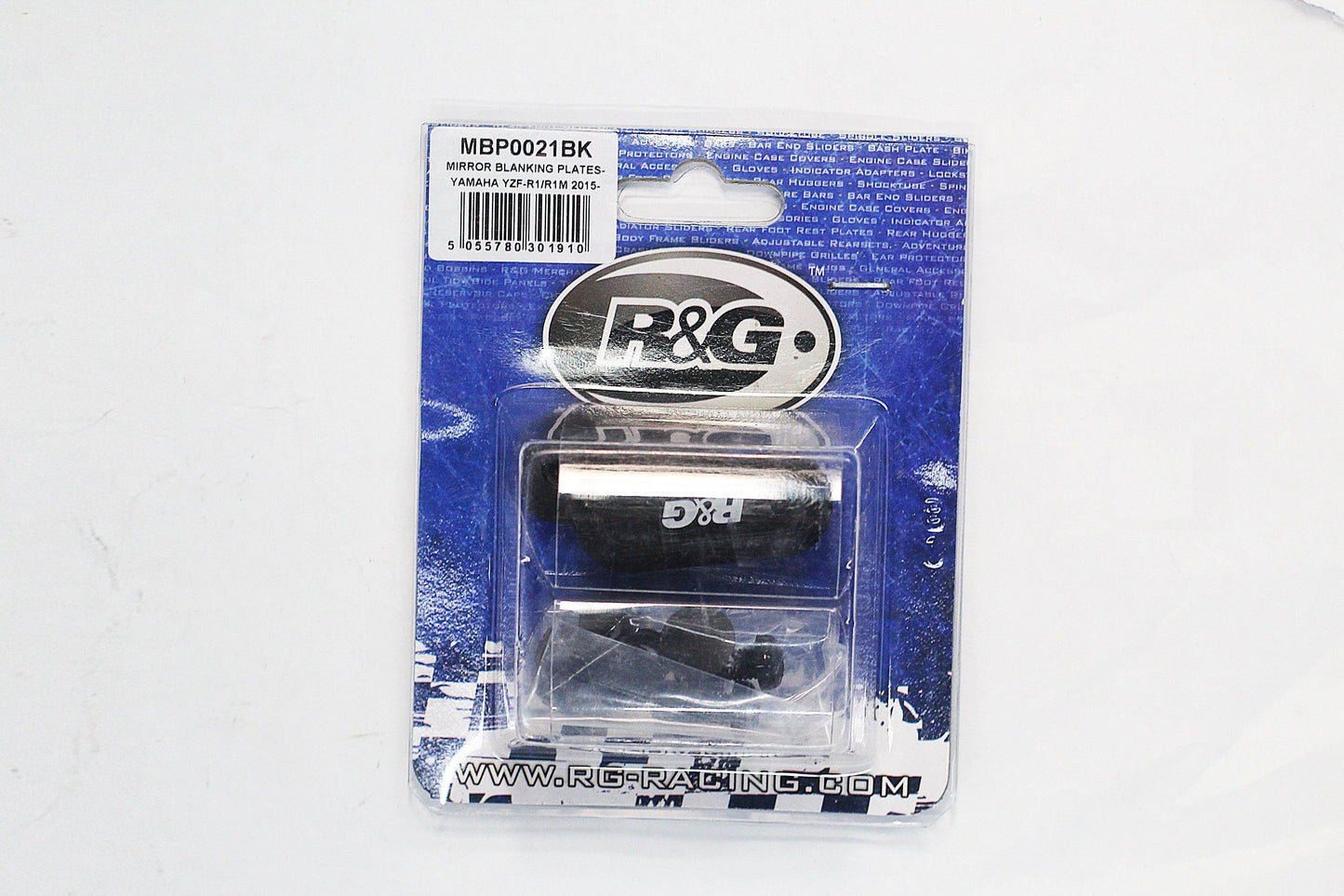 R&G Mirror Blanking Plates fits for Yamaha YZF-R1 / R1M ('15-) - Durian Bikers