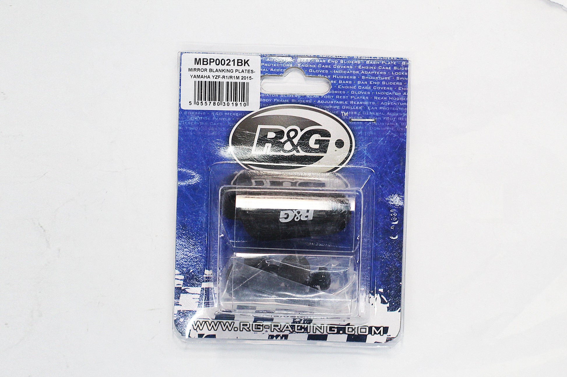 R&G Mirror Blanking Plates fits for Yamaha YZF-R1 / R1M ('15-) - Durian Bikers