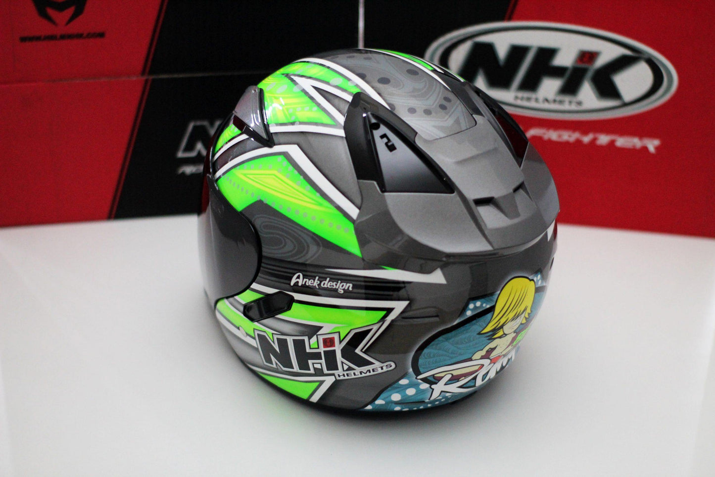 NHK R1 v2.0 Remy Gardner (Grey/Green Glossy) - Durian Bikers