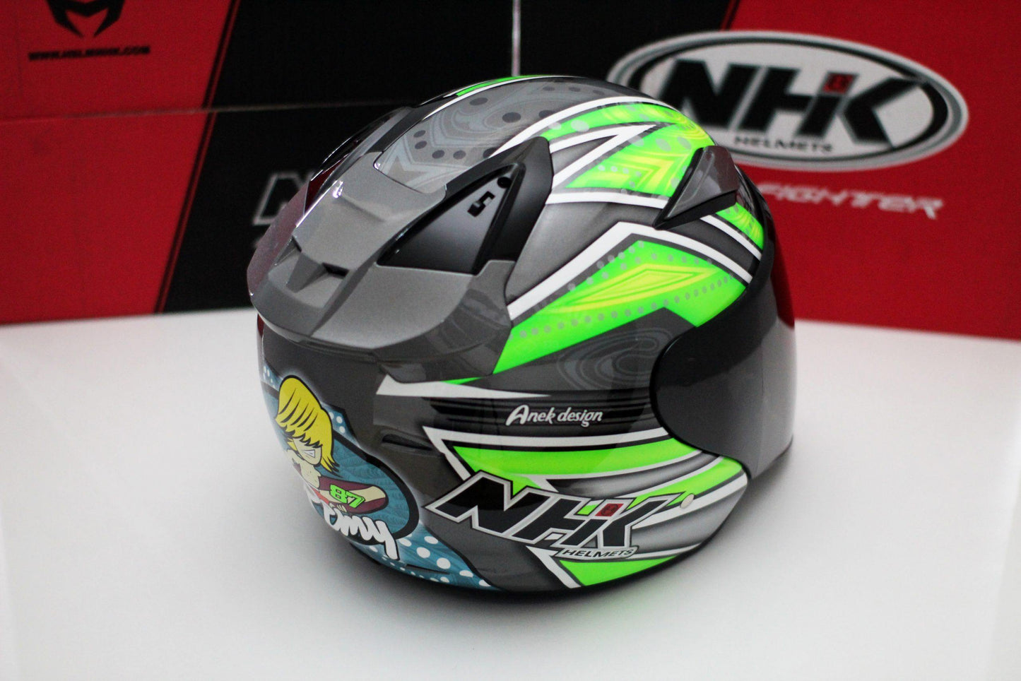 NHK R1 v2.0 Remy Gardner (Grey/Green Glossy) - Durian Bikers