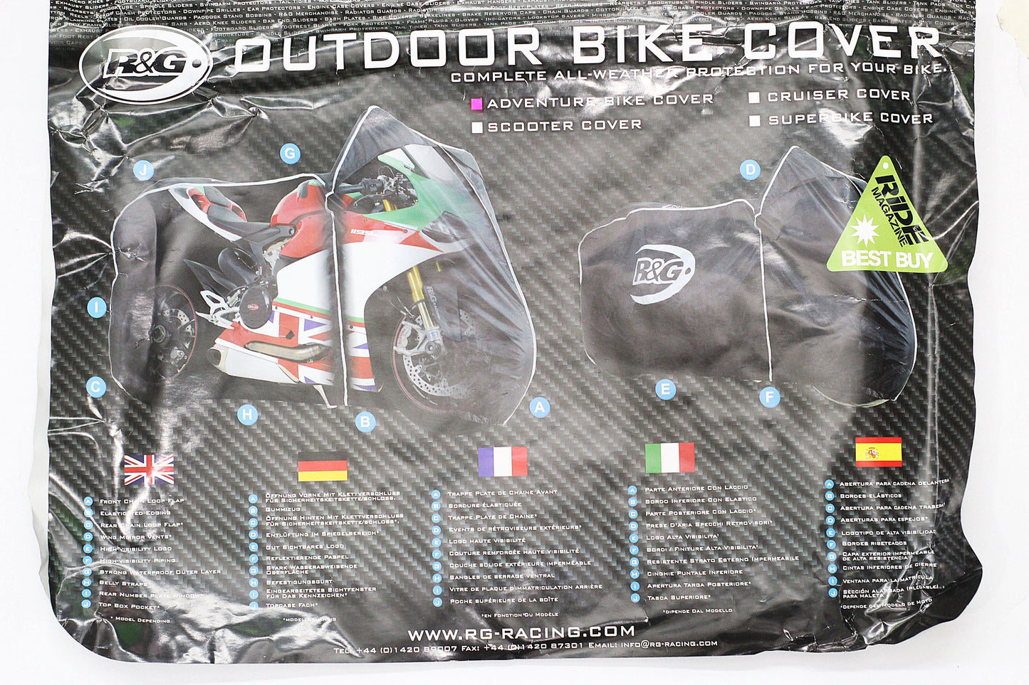 R&G Adventure Bike Outdoor Cover - Durian Bikers