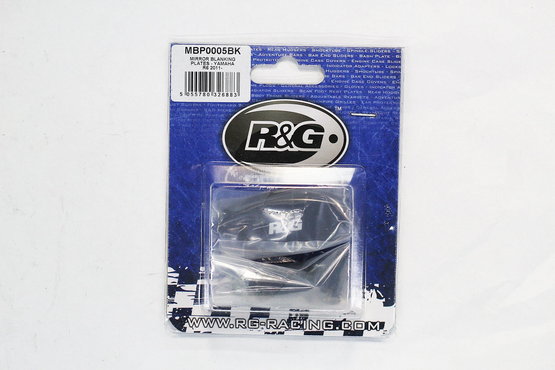 R&G Mirror Blanking Plates fits for Yamaha YZF-R6 ('06-'16) - Durian Bikers
