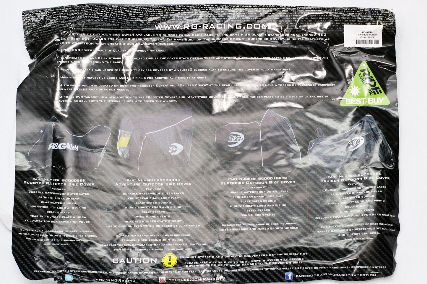 R&G Adventure Bike Outdoor Cover - Durian Bikers