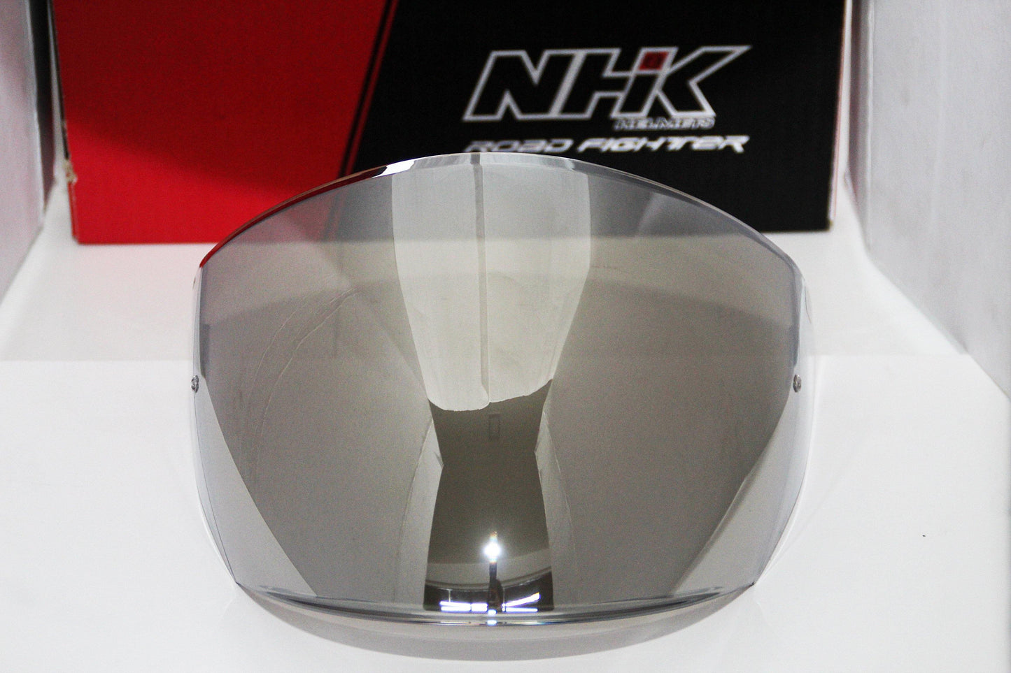 NHK R1 V1 Visor (Metallic Silver) - Durian Bikers