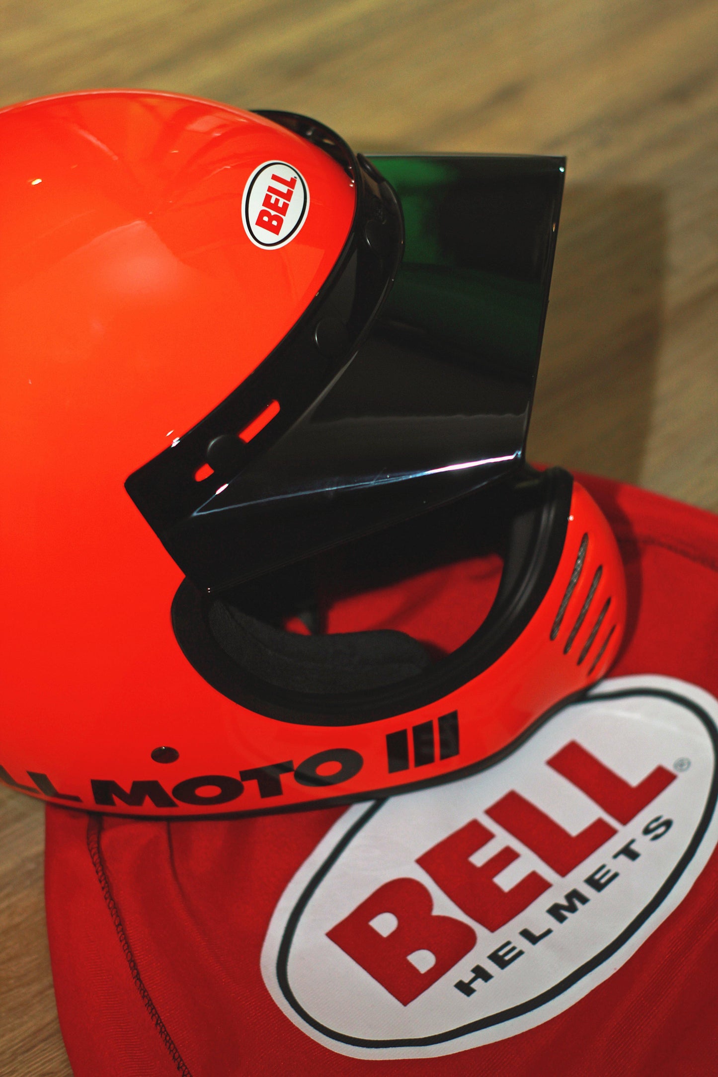Bell Moto-3 (Classic Hi-Viz Orange) - Durian Bikers