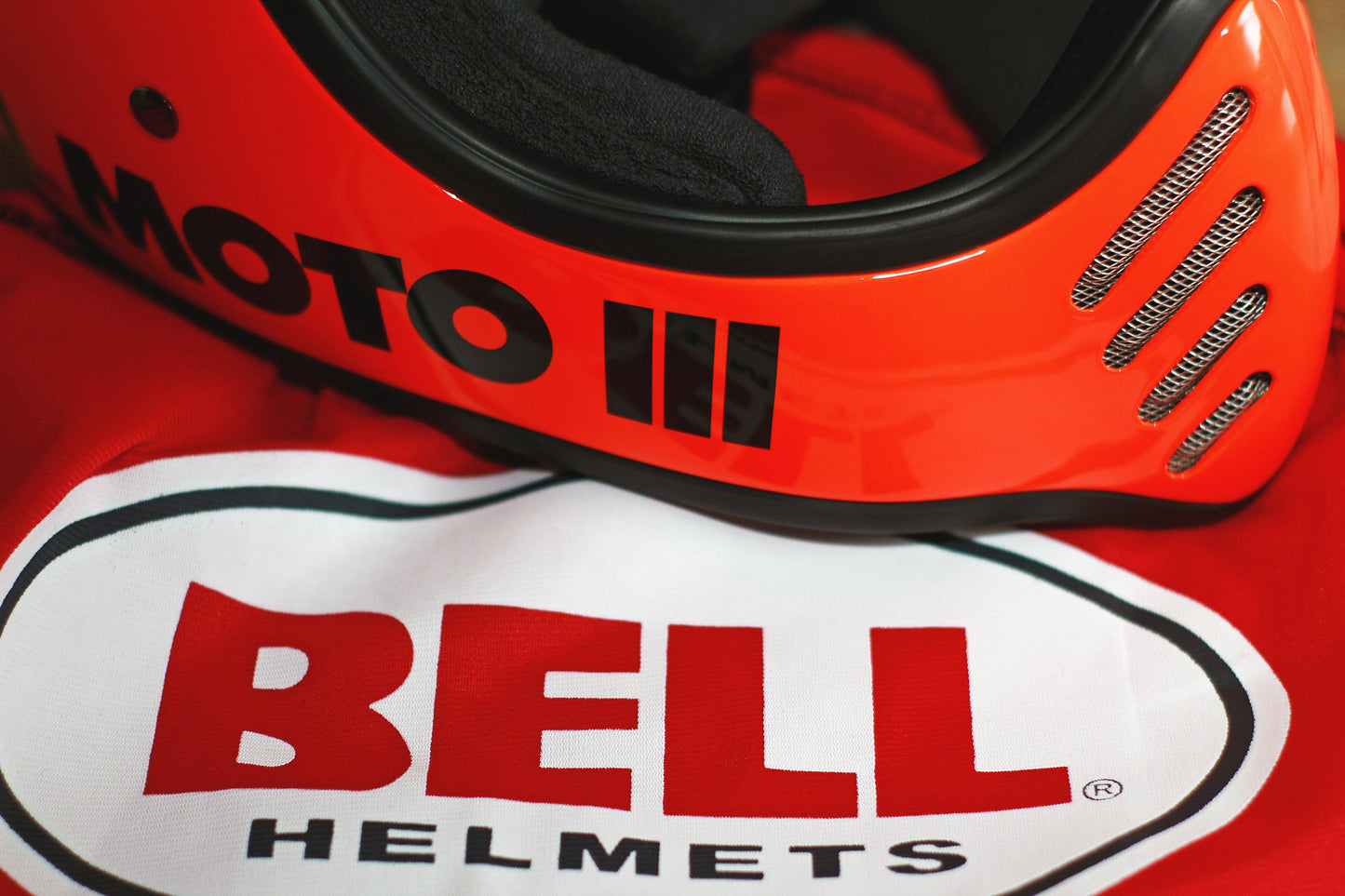 Bell Moto-3 (Classic Hi-Viz Orange) - Durian Bikers