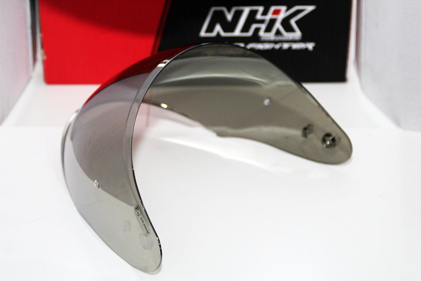 NHK R1 V1 Visor (Metallic Silver) - Durian Bikers