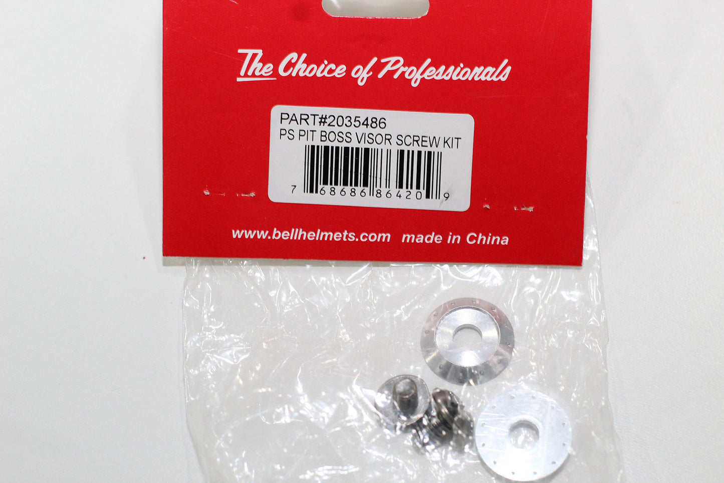 Bell Pit Boss Screw Kit (Silver) - Durian Bikers