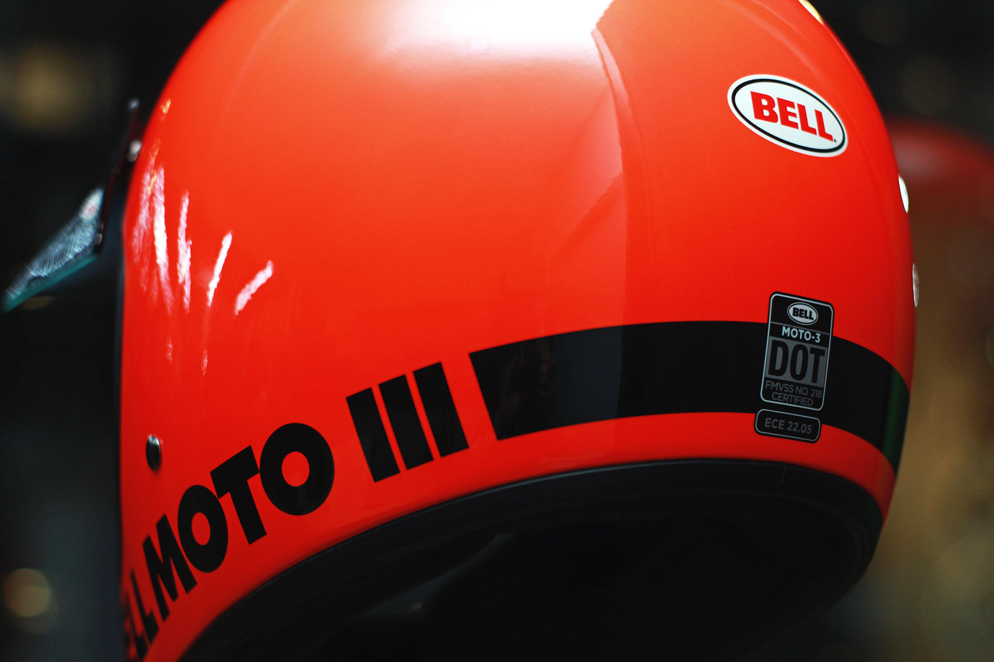 Bell Moto-3 (Classic Hi-Viz Orange) - Durian Bikers
