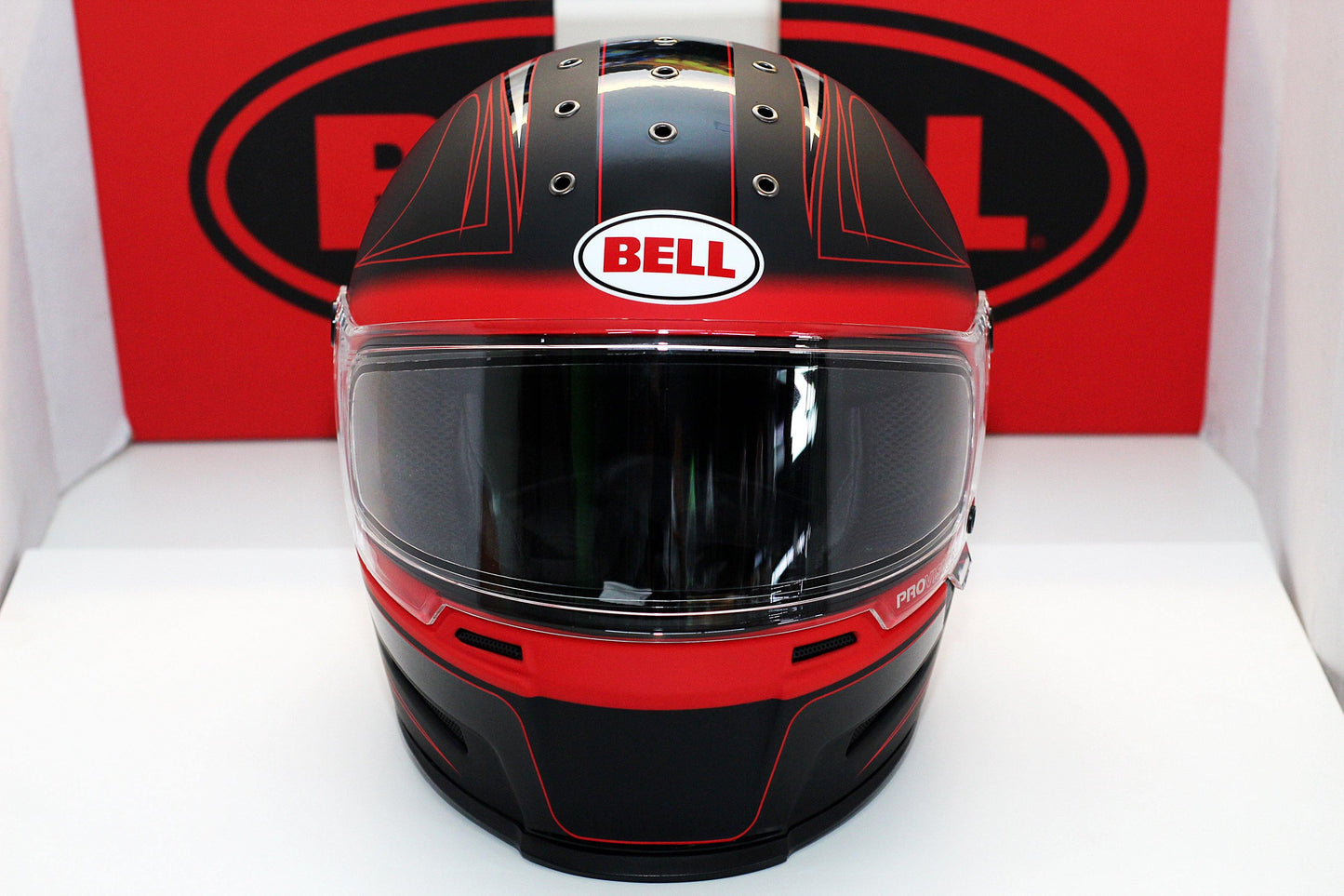 Bell Eliminator (Hart Luck Matte/Gloss Black/Red/White) - Durian Bikers