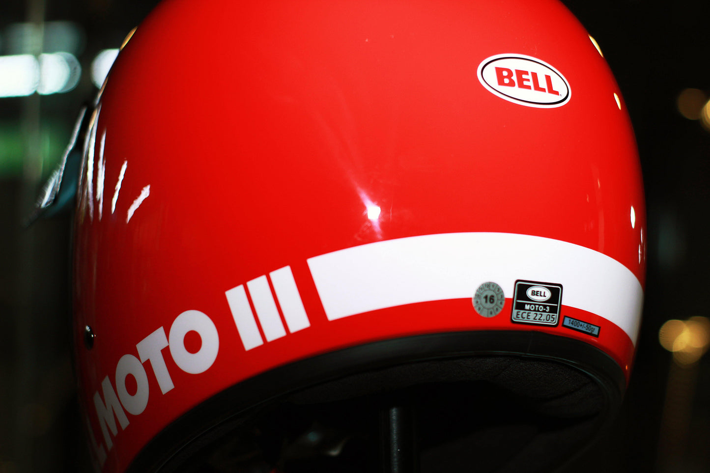 Bell Moto-3 (Classic Red) - Durian Bikers