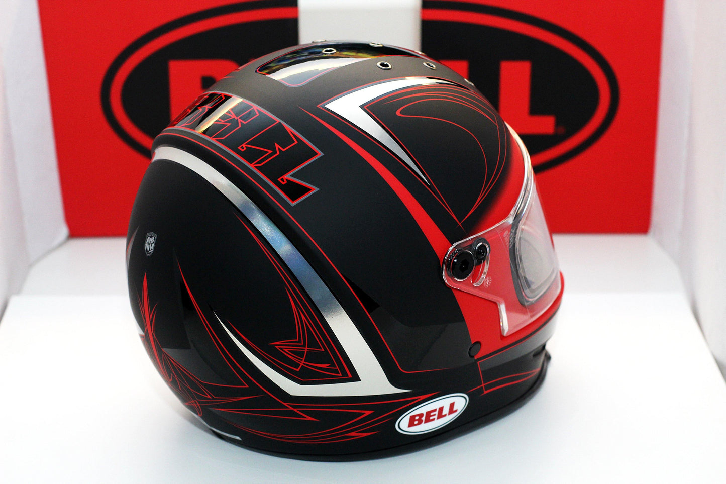 Bell Eliminator (Hart Luck Matte/Gloss Black/Red/White) - Durian Bikers