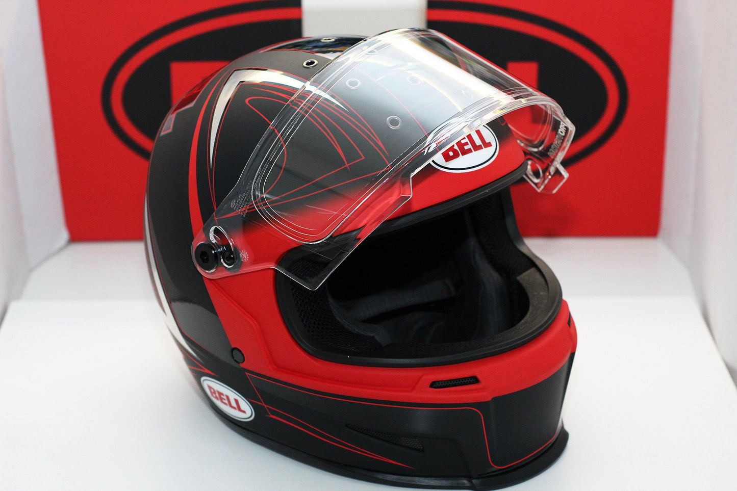 Bell Eliminator (Hart Luck Matte/Gloss Black/Red/White) - Durian Bikers