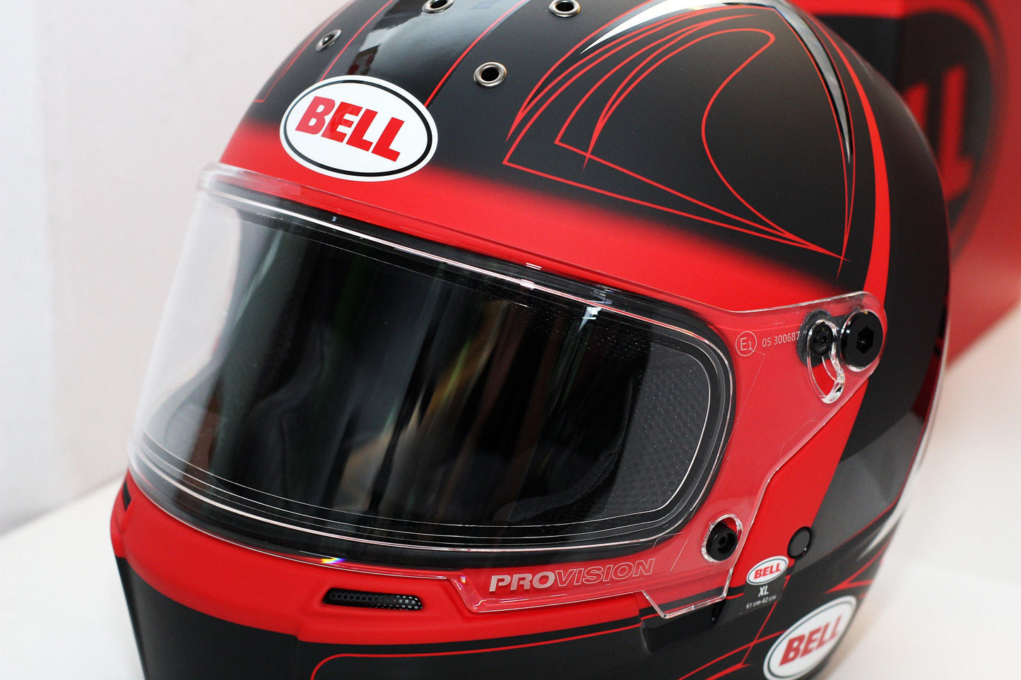 Bell Eliminator (Hart Luck Matte/Gloss Black/Red/White) - Durian Bikers