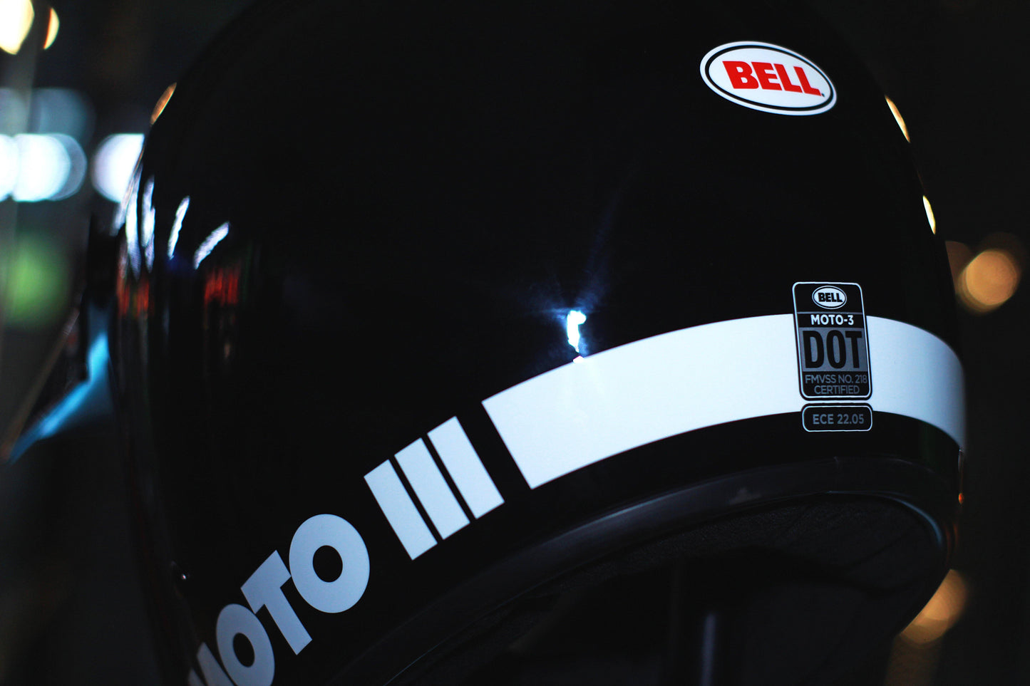 Bell Moto-3 (Classic Black) - Durian Bikers