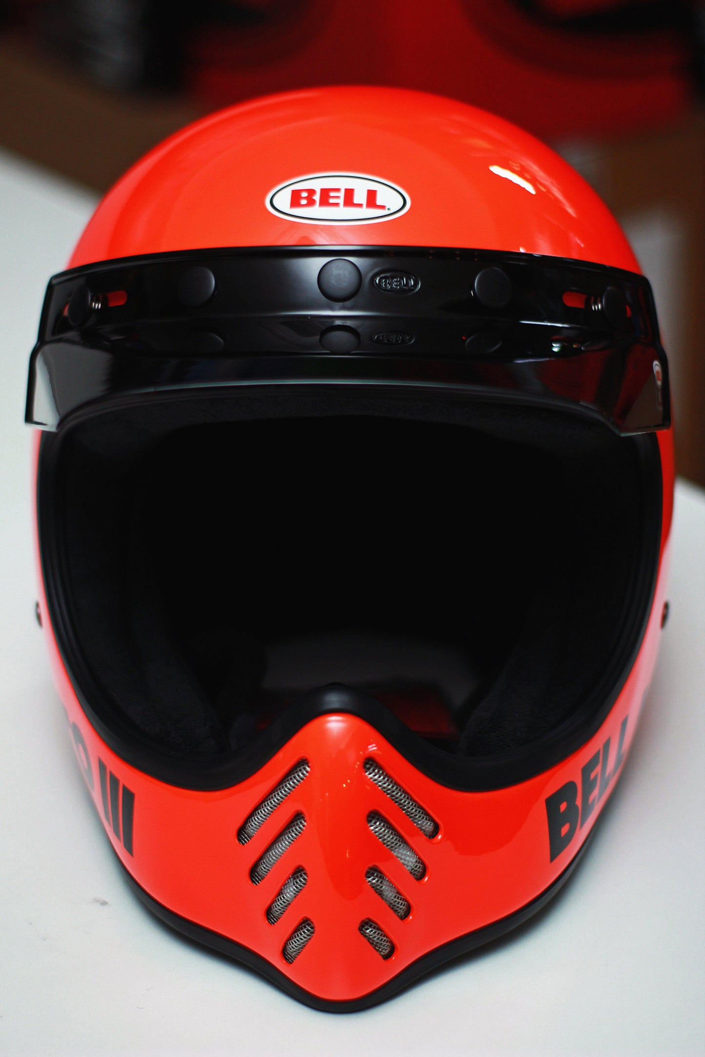 Bell Moto-3 (Classic Hi-Viz Orange) - Durian Bikers