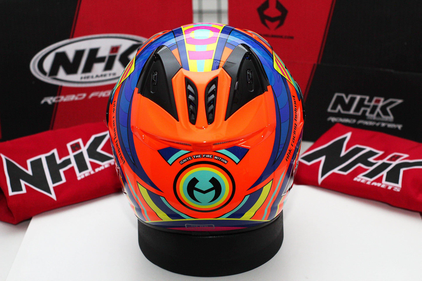 NHK R6 Pigment (Orange Flo Glossy) - Durian Bikers