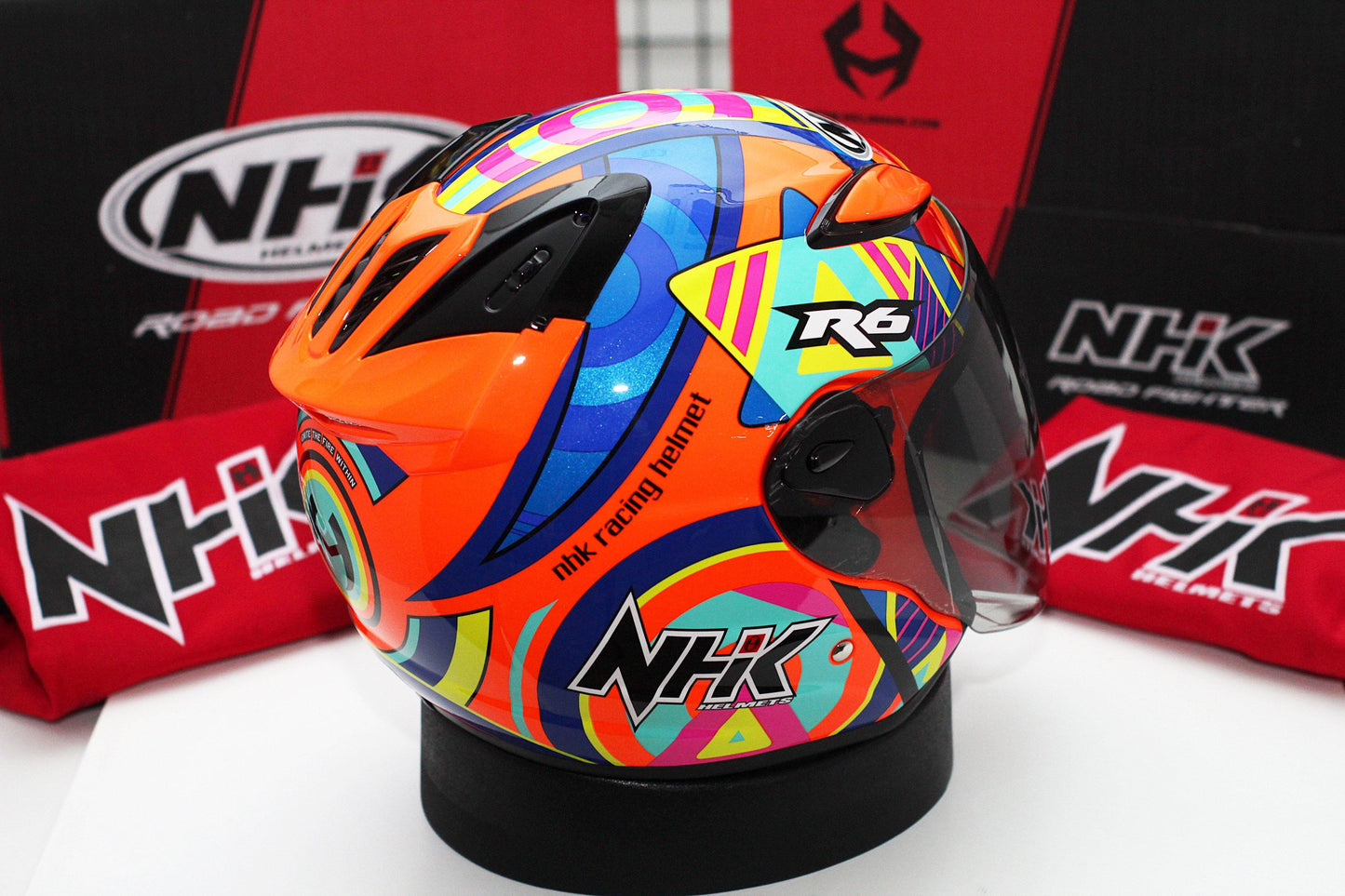 NHK R6 Pigment (Orange Flo Glossy) - Durian Bikers