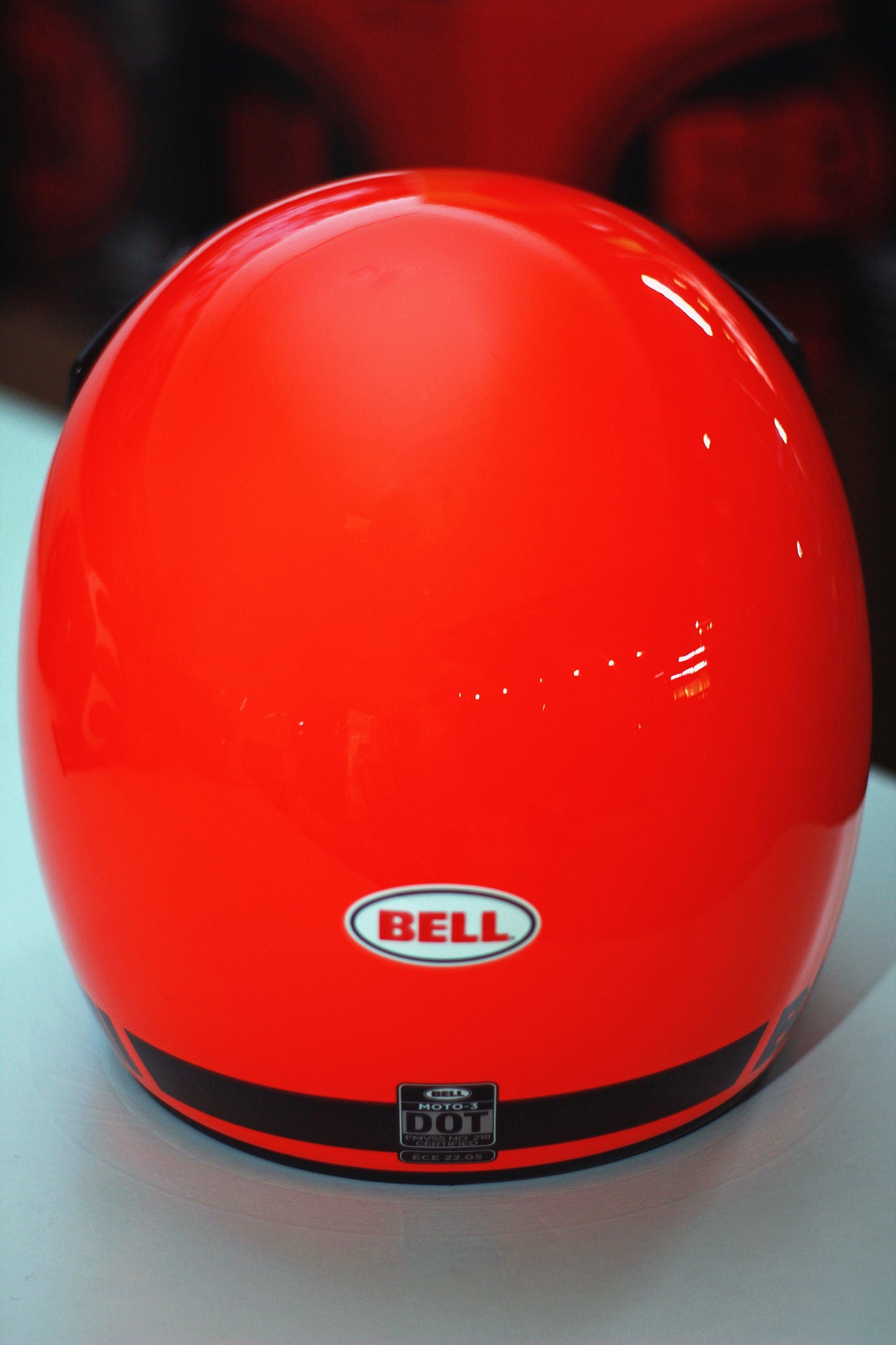 Bell Moto-3 (Classic Hi-Viz Orange) - Durian Bikers