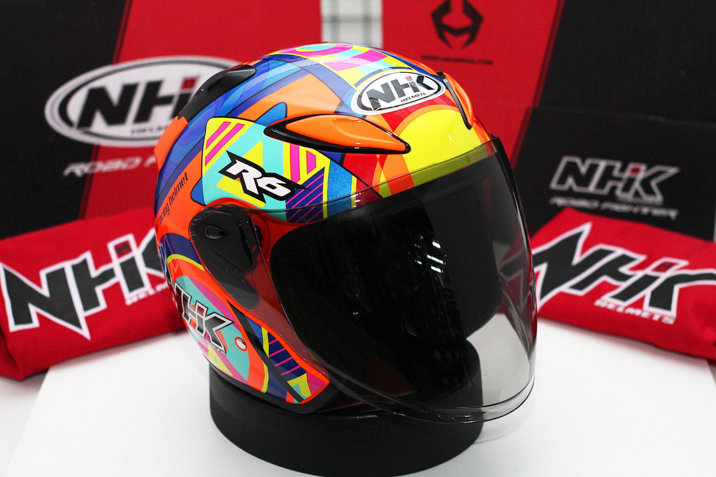 NHK R6 Pigment (Orange Flo Glossy) - Durian Bikers