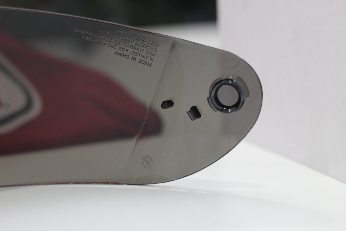 Bell ClickRelease Visor (Light Silver Iridium) - Durian Bikers