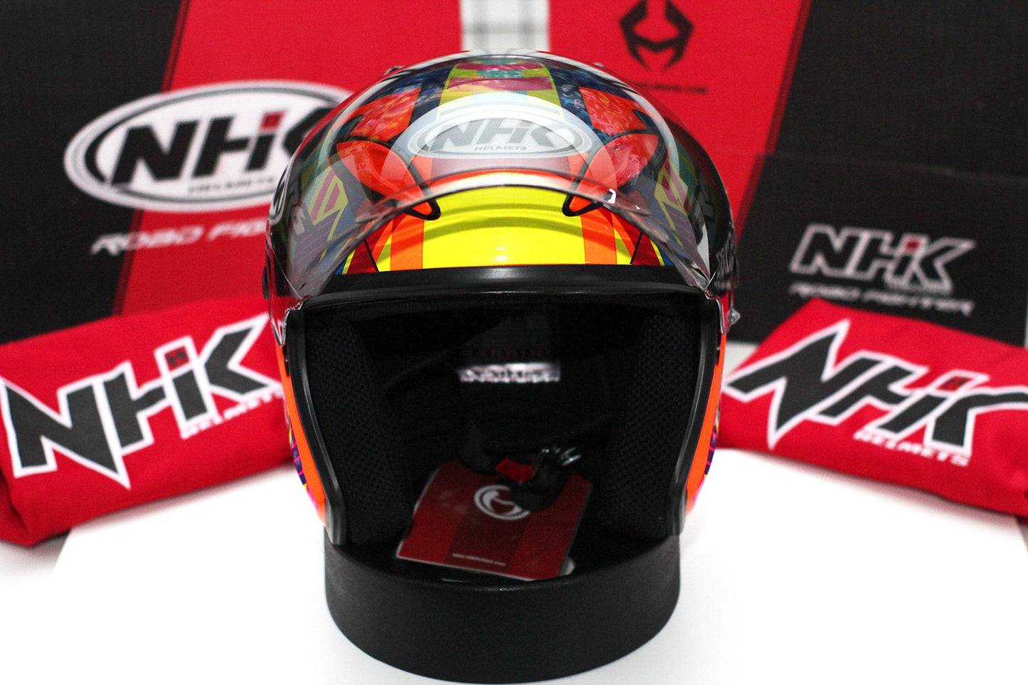 NHK R6 Pigment (Orange Flo Glossy) - Durian Bikers
