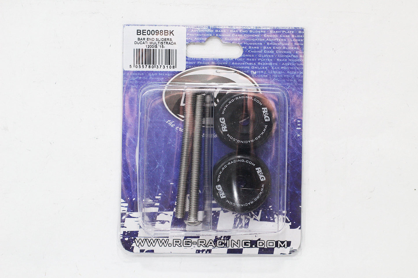 R&G Bar End Sliders fits for Ducati Multistrada 1200 / S ('15-), Multistrada 1200 Enduro ('16-) and Multistrada 1260 ('18-) - Durian Bikers