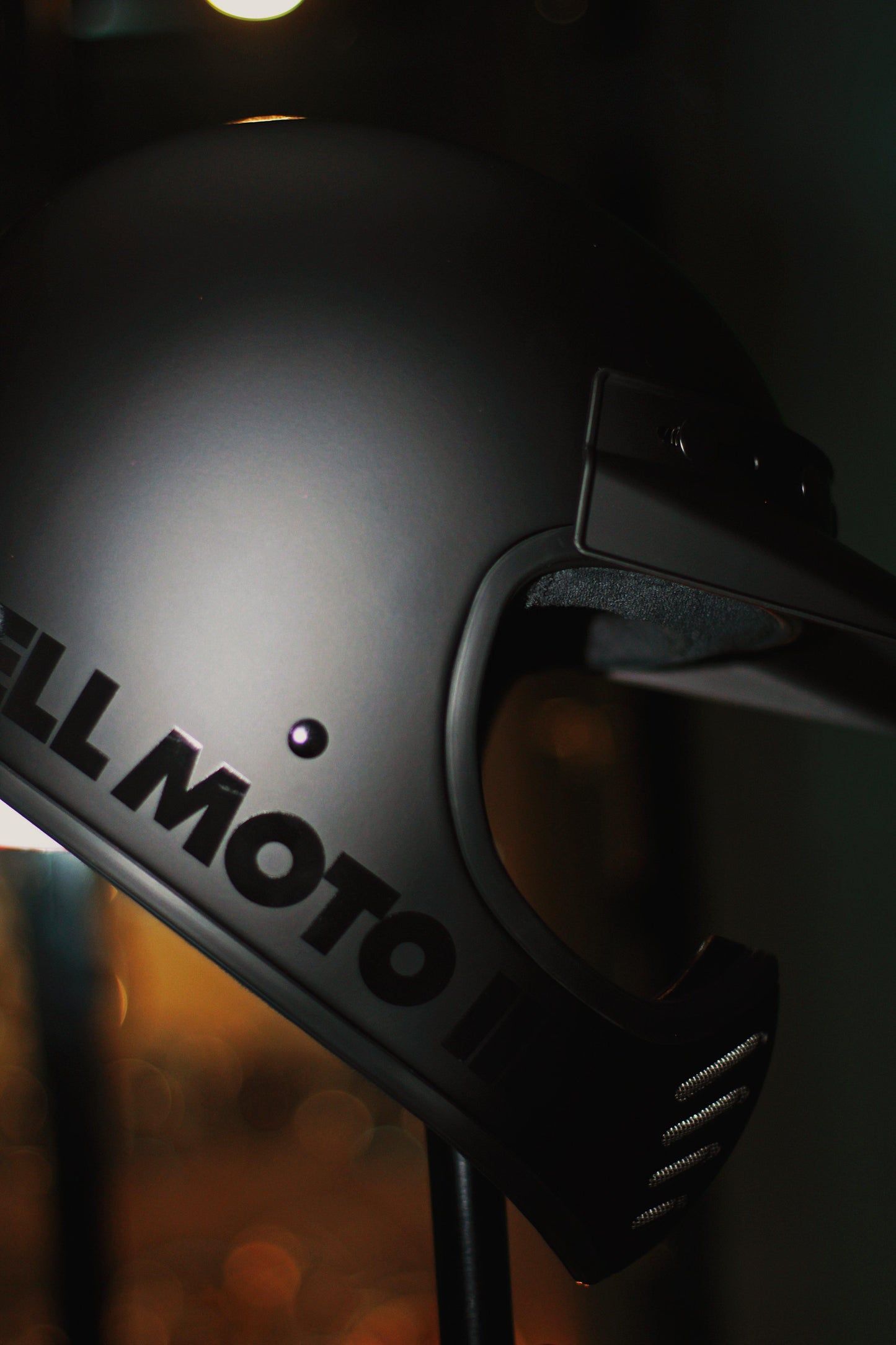 Bell Moto-3 (Classic Matte/Gloss Blackout) - Durian Bikers