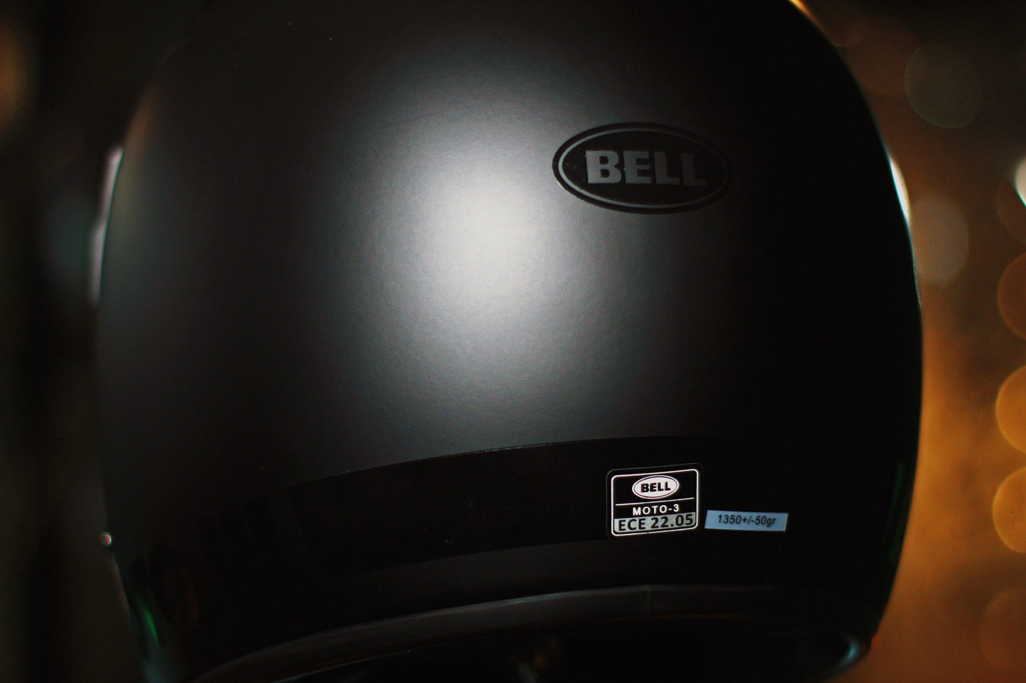 Bell Moto-3 (Classic Matte/Gloss Blackout) - Durian Bikers