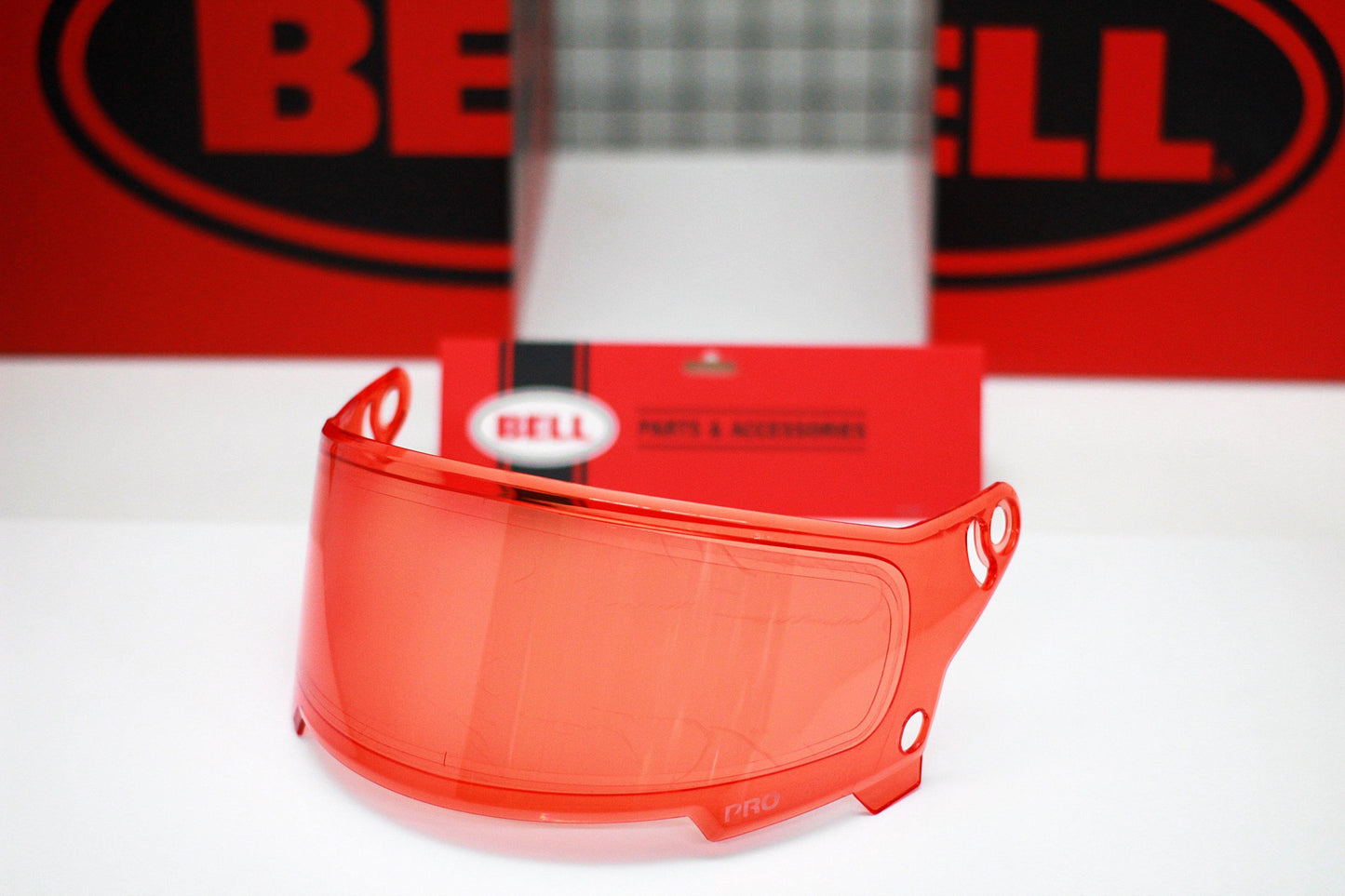 Bell Eliminator Visor (Hi-Def Persimmon Shield) - Durian Bikers