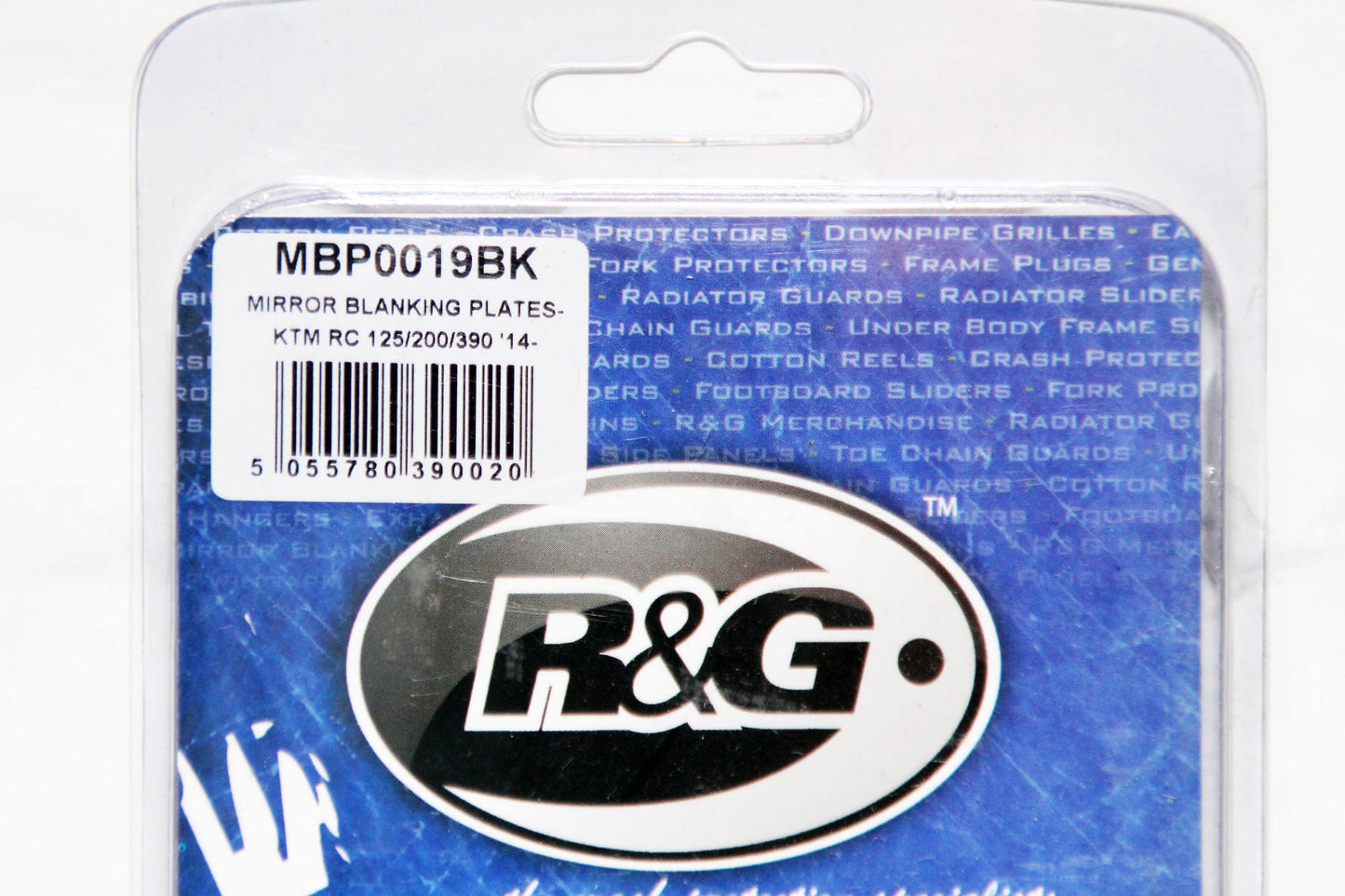 R&G Mirror Blanking Plates fits for KTM RC 125 / RC 200 ('14-) - Durian Bikers