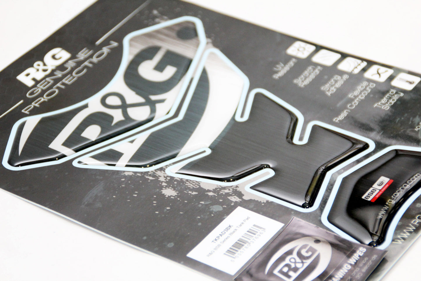 R&G "BSB Series" Tank Pad (Black) - Durian Bikers
